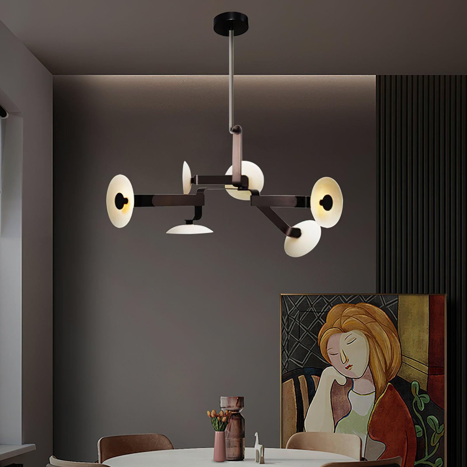 Samuel Vintage Metal Chandelier - Blowlighting