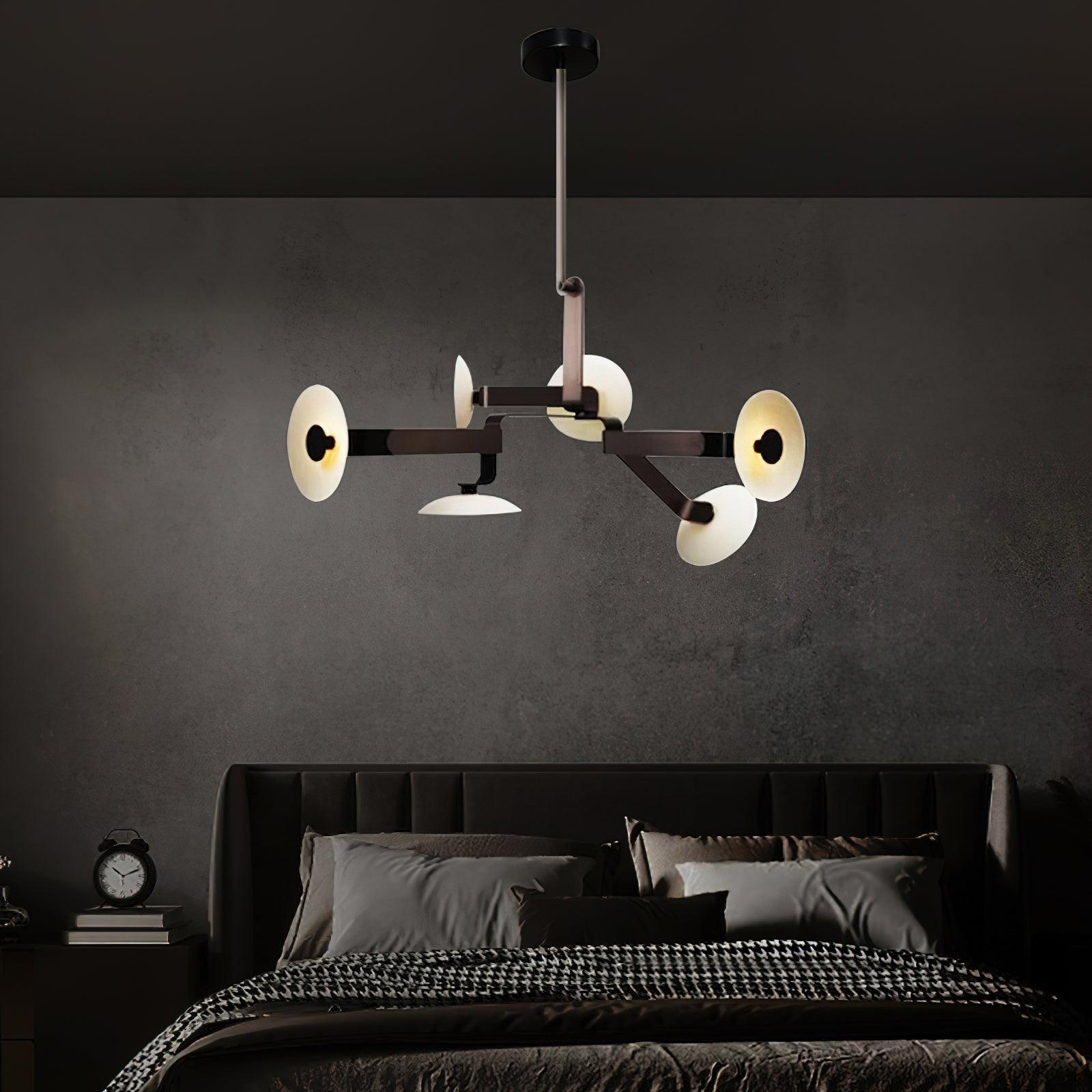 Samuel Vintage Metal Chandelier - Blowlighting