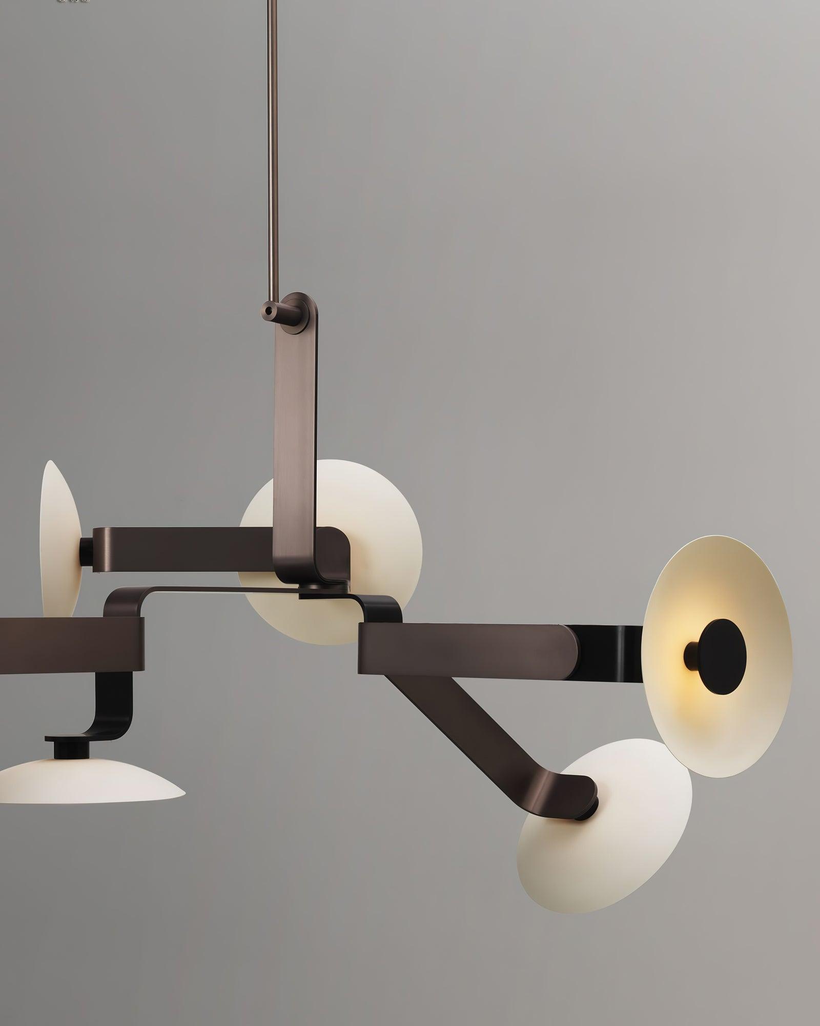 Samuel Vintage Metal Chandelier - Blowlighting