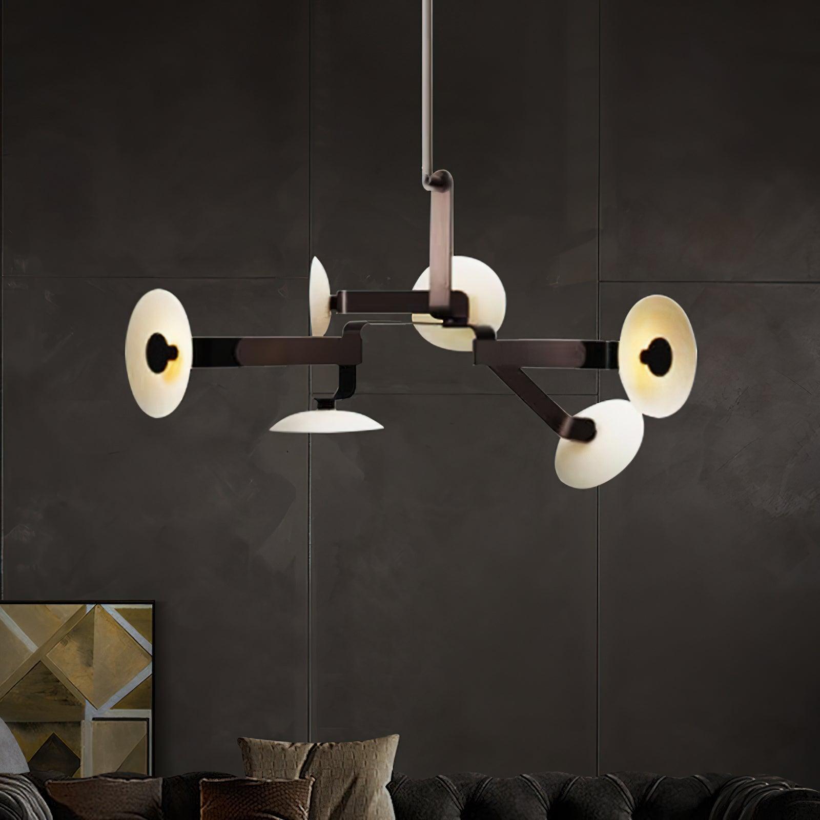 Samuel Vintage Metal Chandelier - Blowlighting