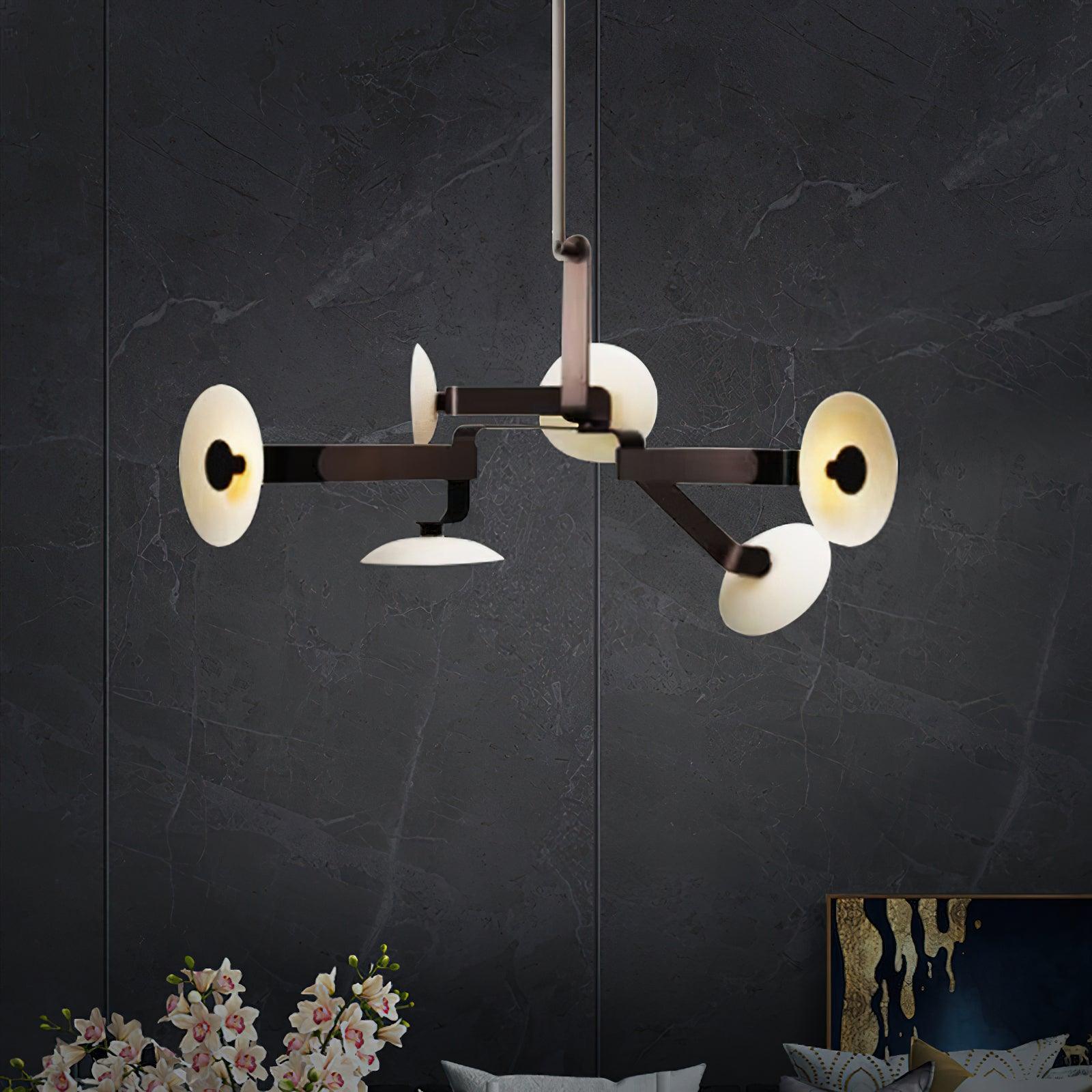 Samuel Vintage Metal Chandelier - Blowlighting