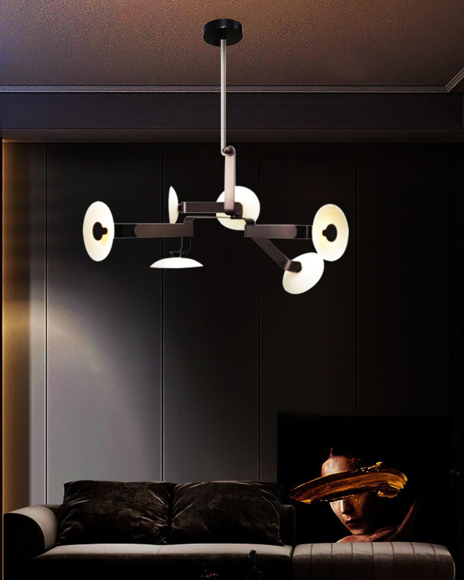 Samuel Vintage Metal Chandelier - Blowlighting