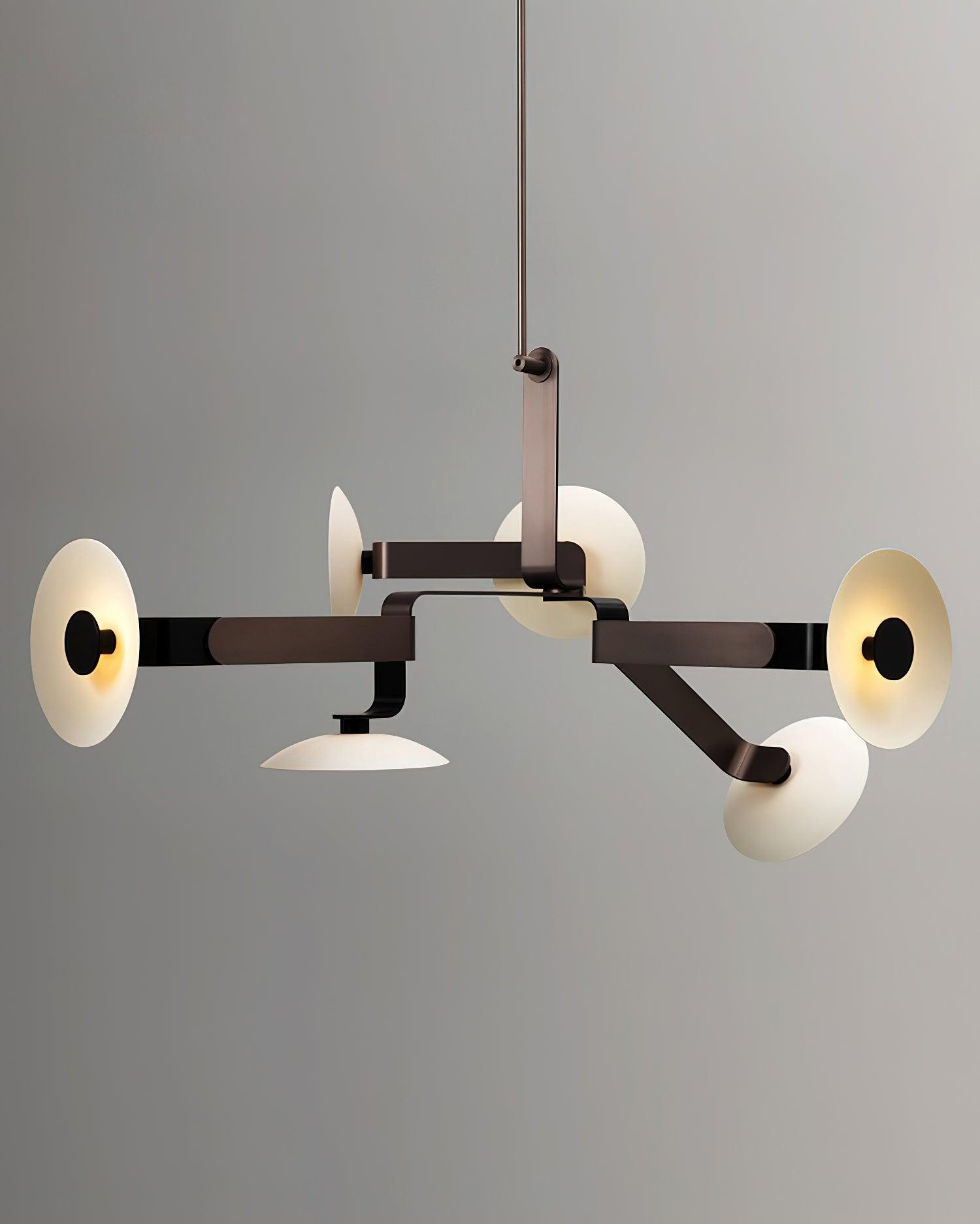 Samuel Vintage Metal Chandelier - Blowlighting
