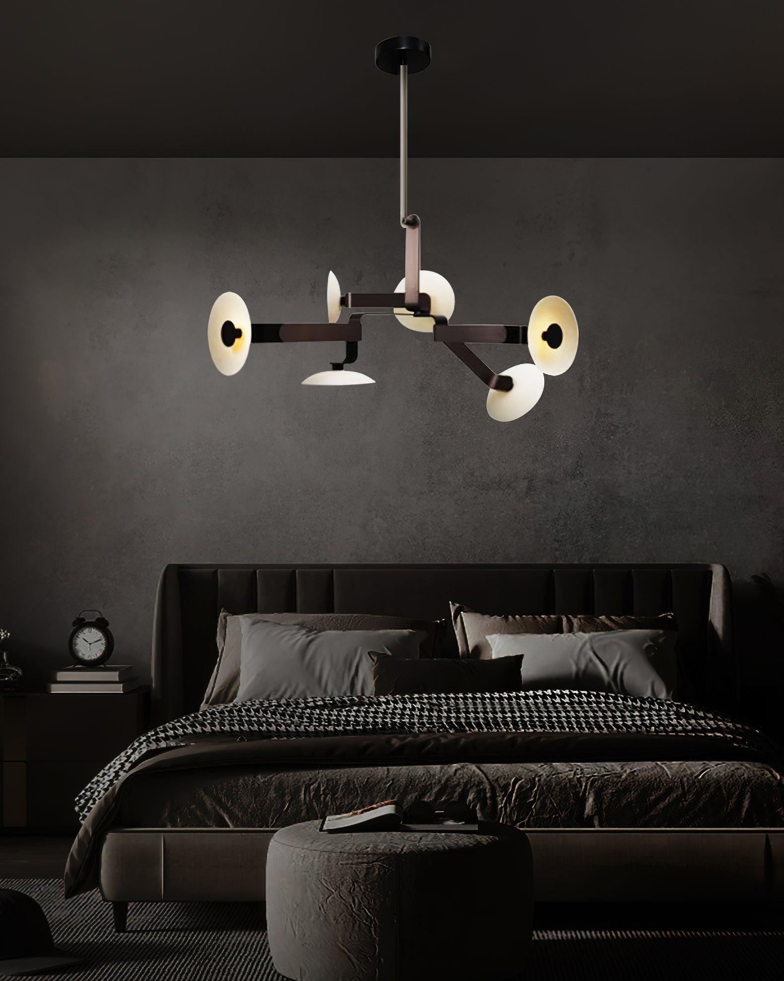 Samuel Vintage Metal Chandelier - Blowlighting