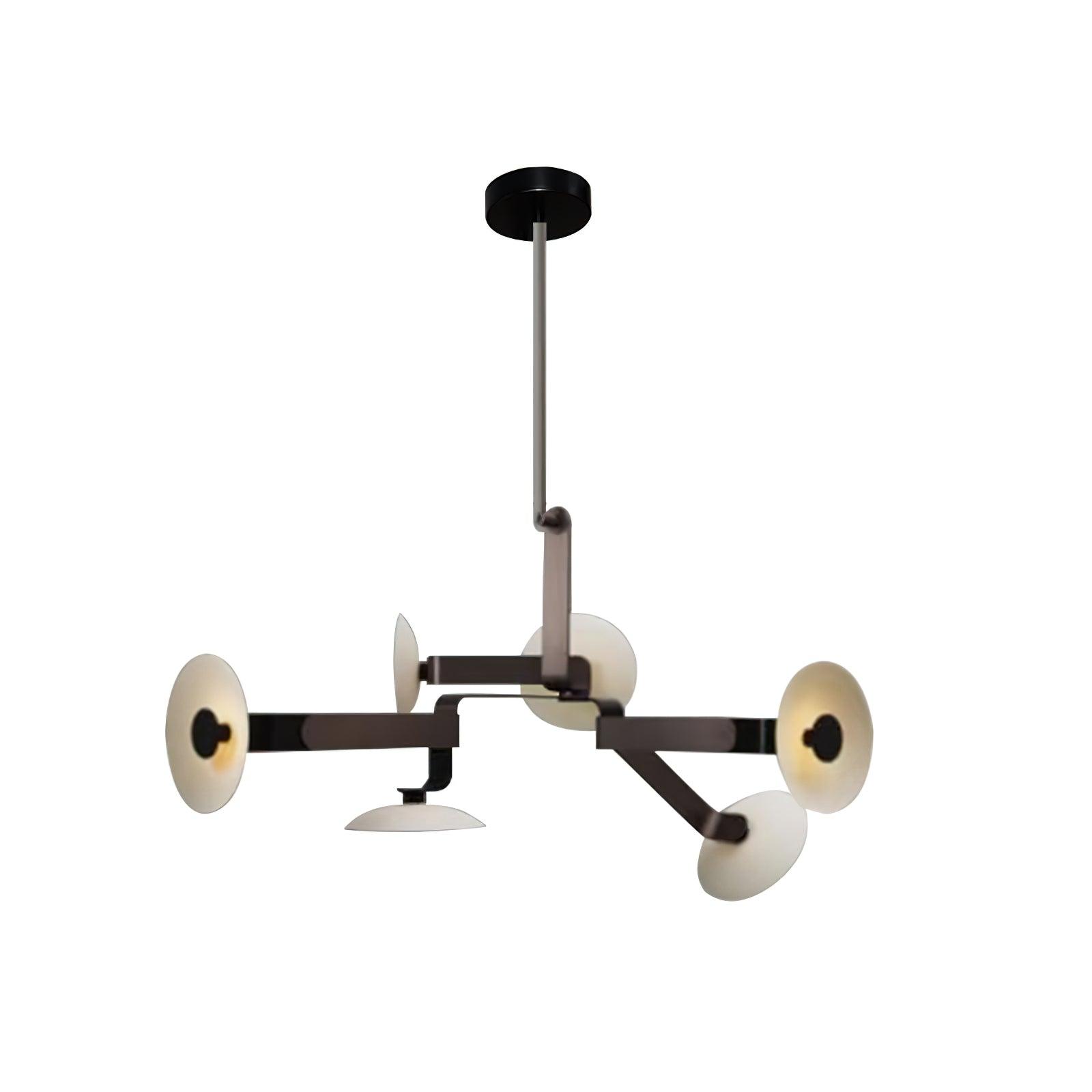 Samuel Vintage Metal Chandelier - Blowlighting