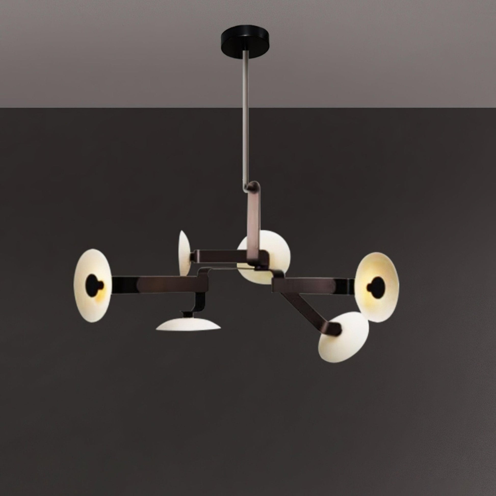 Samuel Vintage Metal Chandelier - Blowlighting