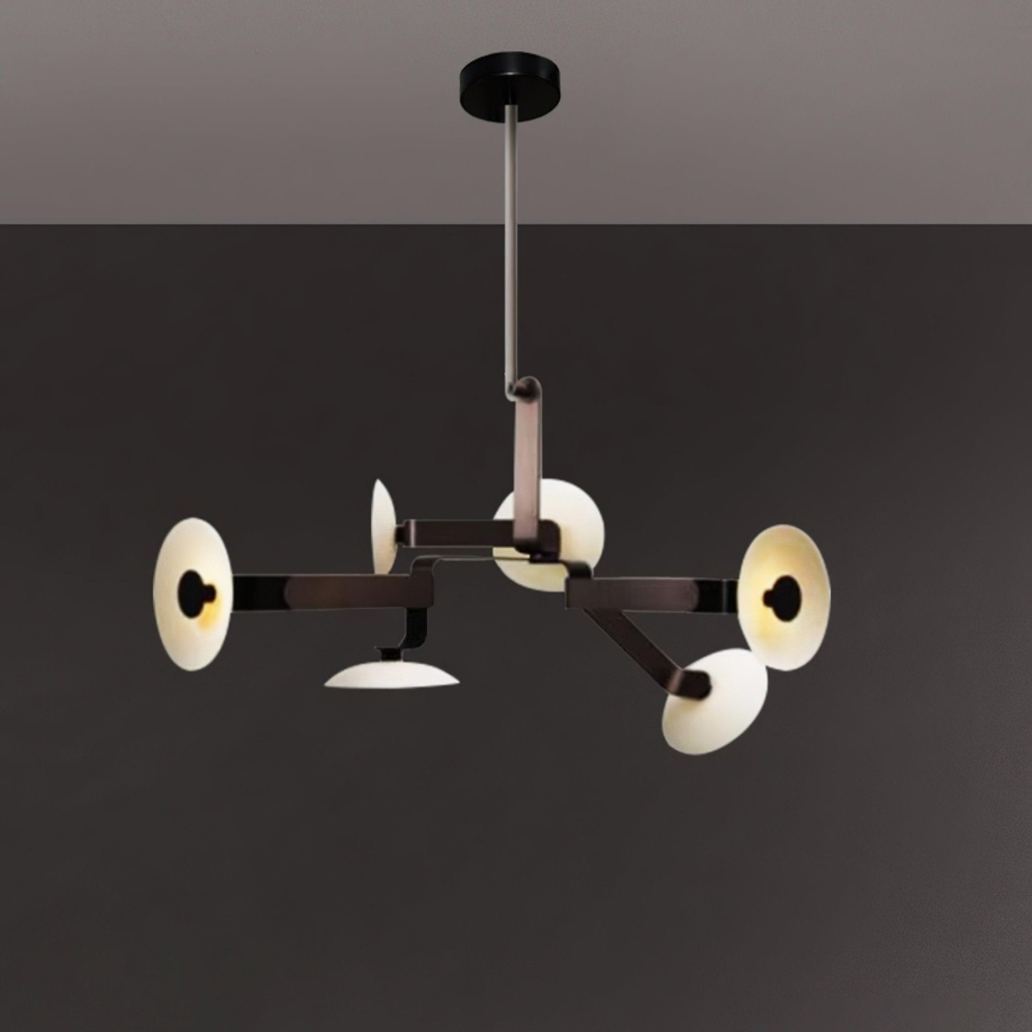 Samuel Vintage Metal Chandelier - Blowlighting