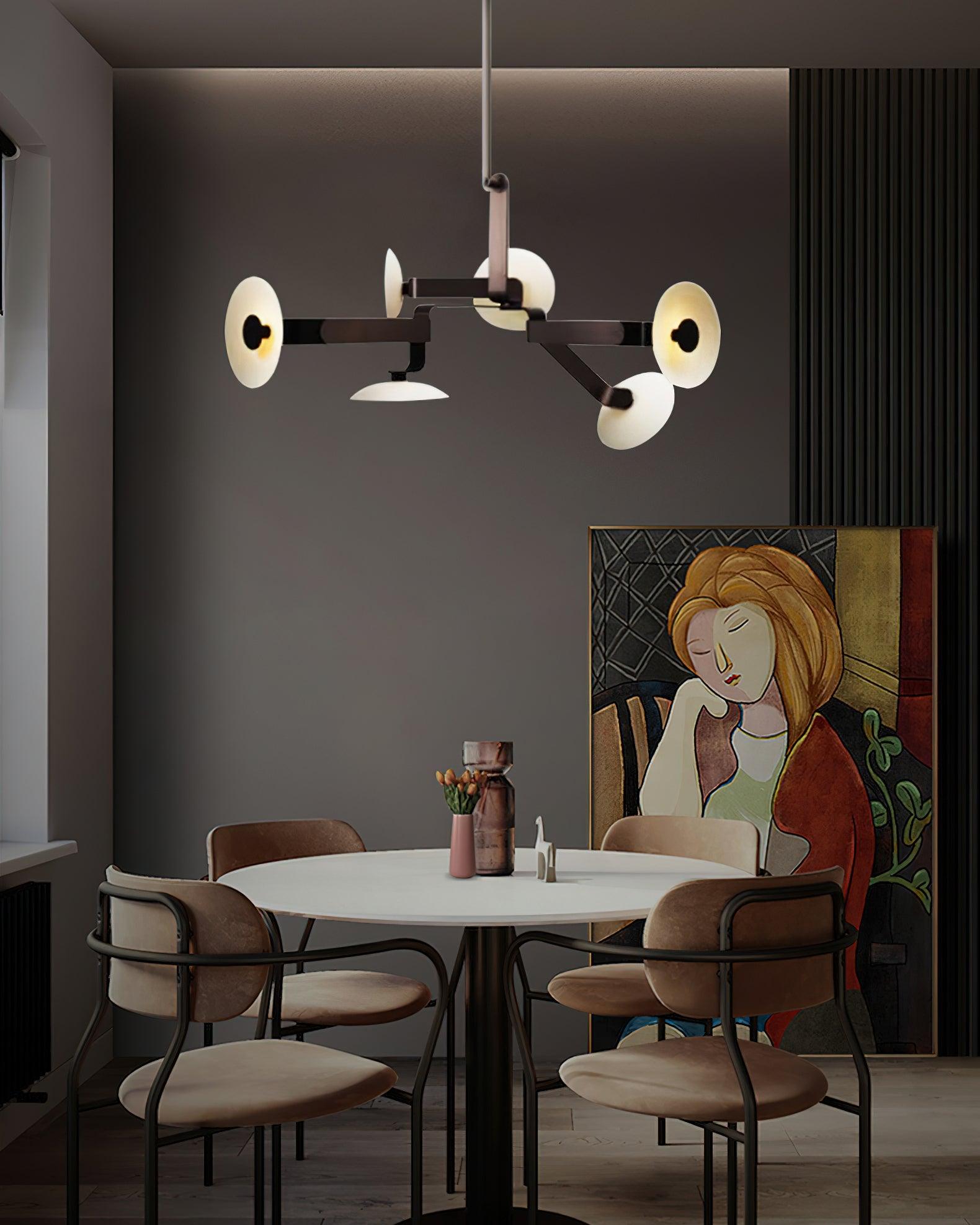 Samuel Vintage Metal Chandelier - Blowlighting