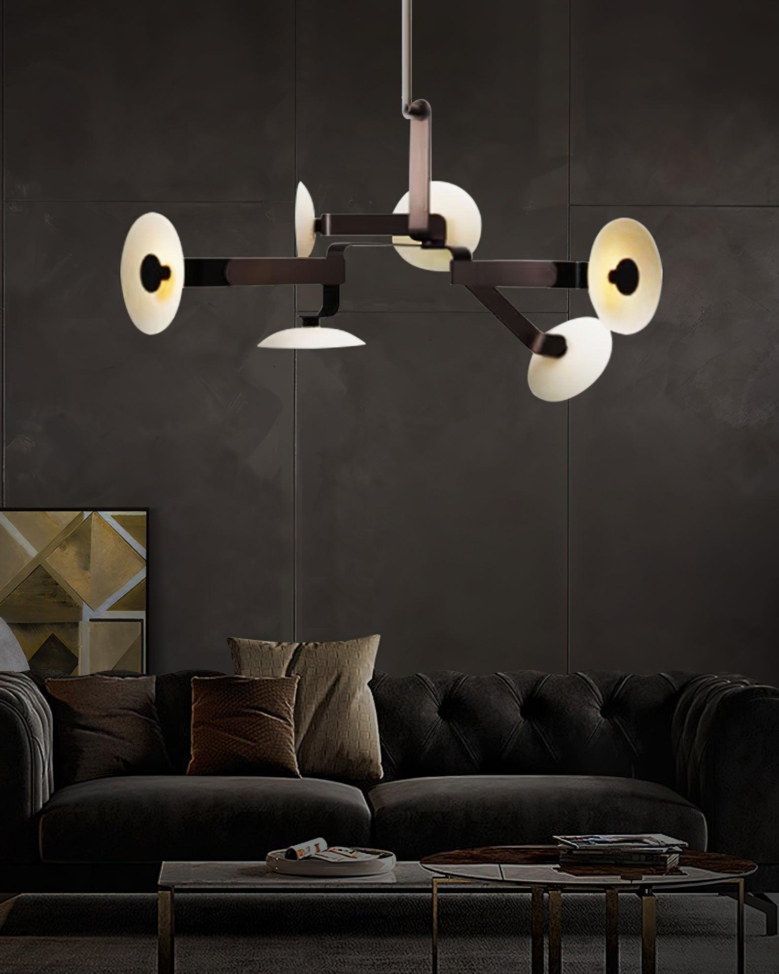 Samuel Vintage Metal Chandelier - Blowlighting