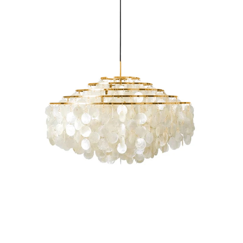 Round Shell Chandelier - Blowlighting