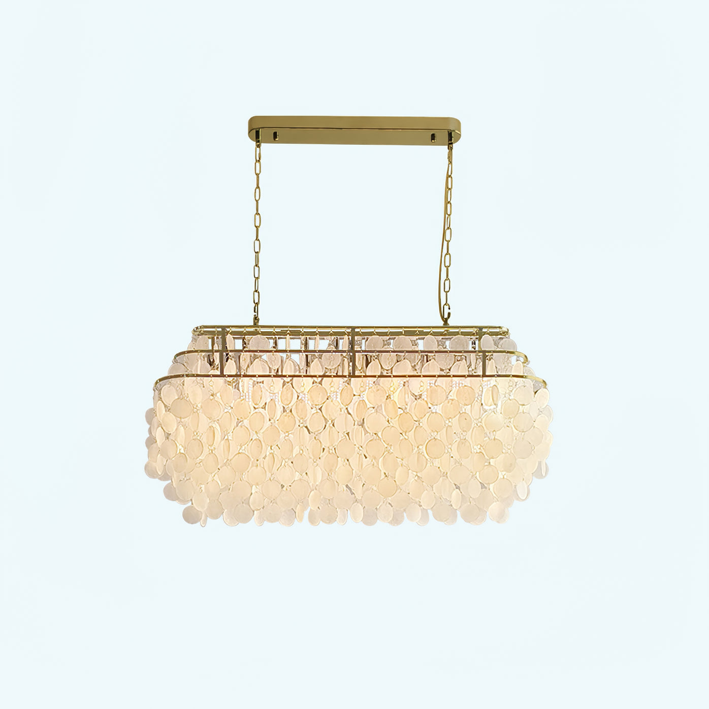 Round Shell Chandelier - Blowlighting