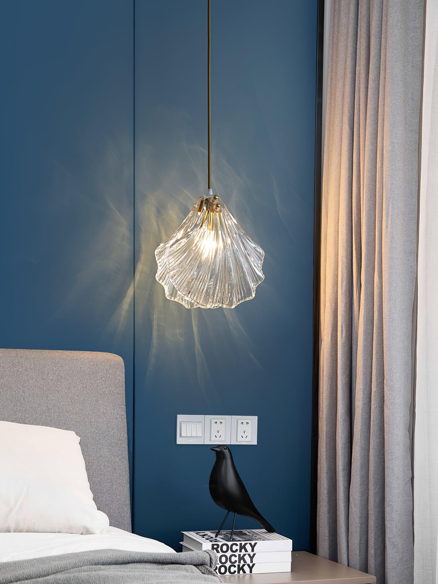 Shell Mini Pendant Swag Light - Blowlighting