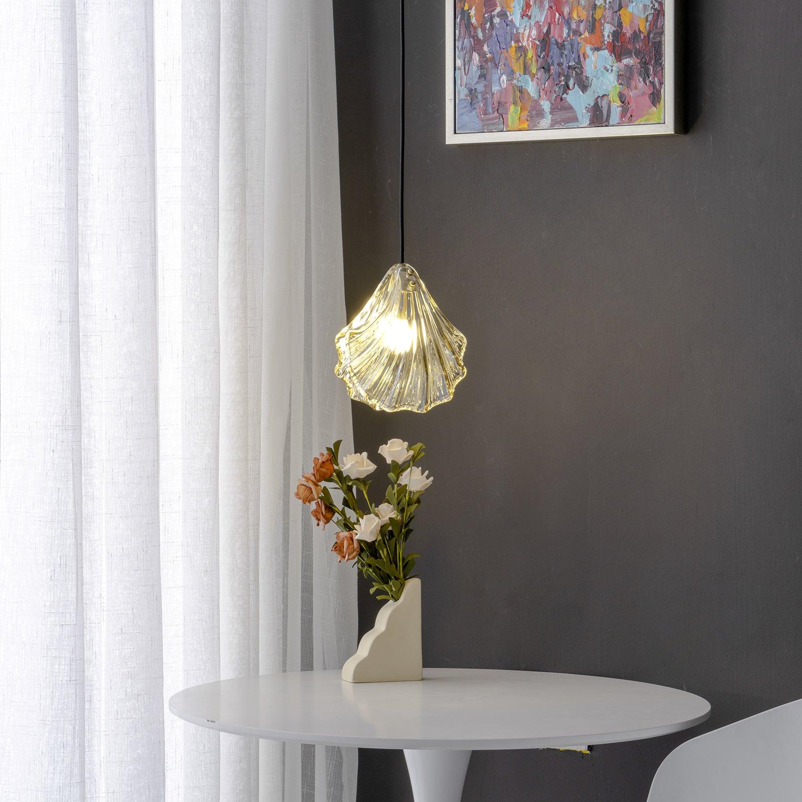 Shell Mini Pendant Swag Light - Blowlighting