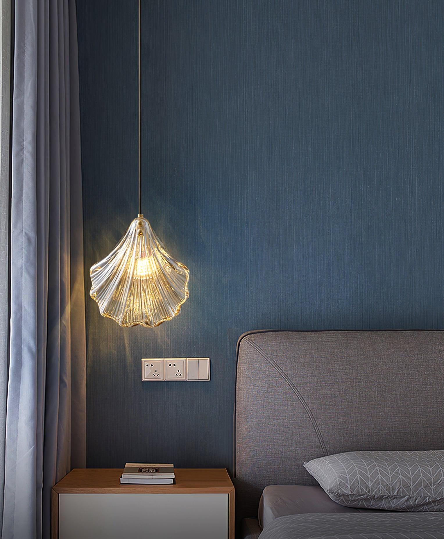 Shell Mini Pendant Swag Light - Blowlighting