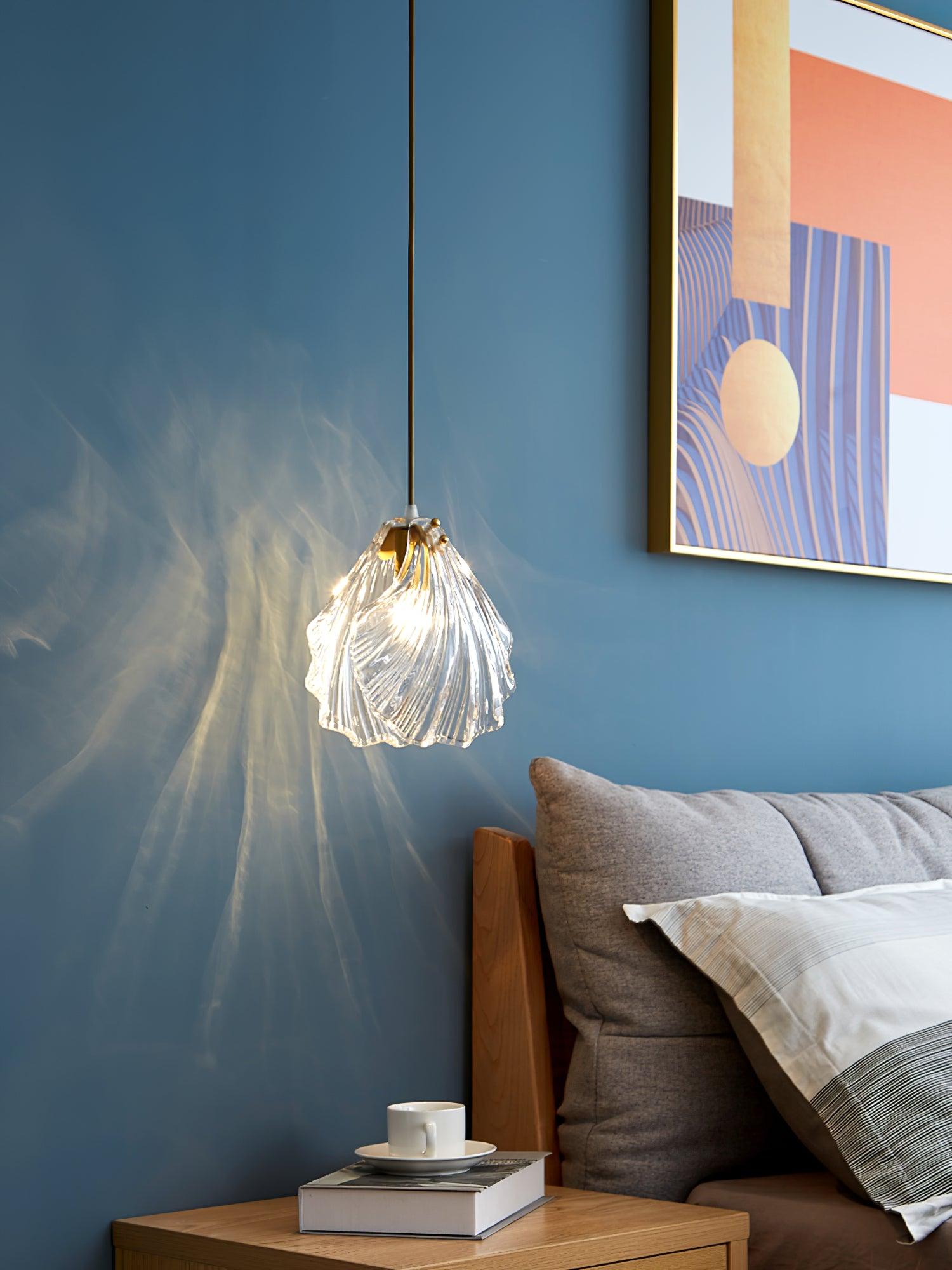 Shell Mini Pendant Swag Light - Blowlighting