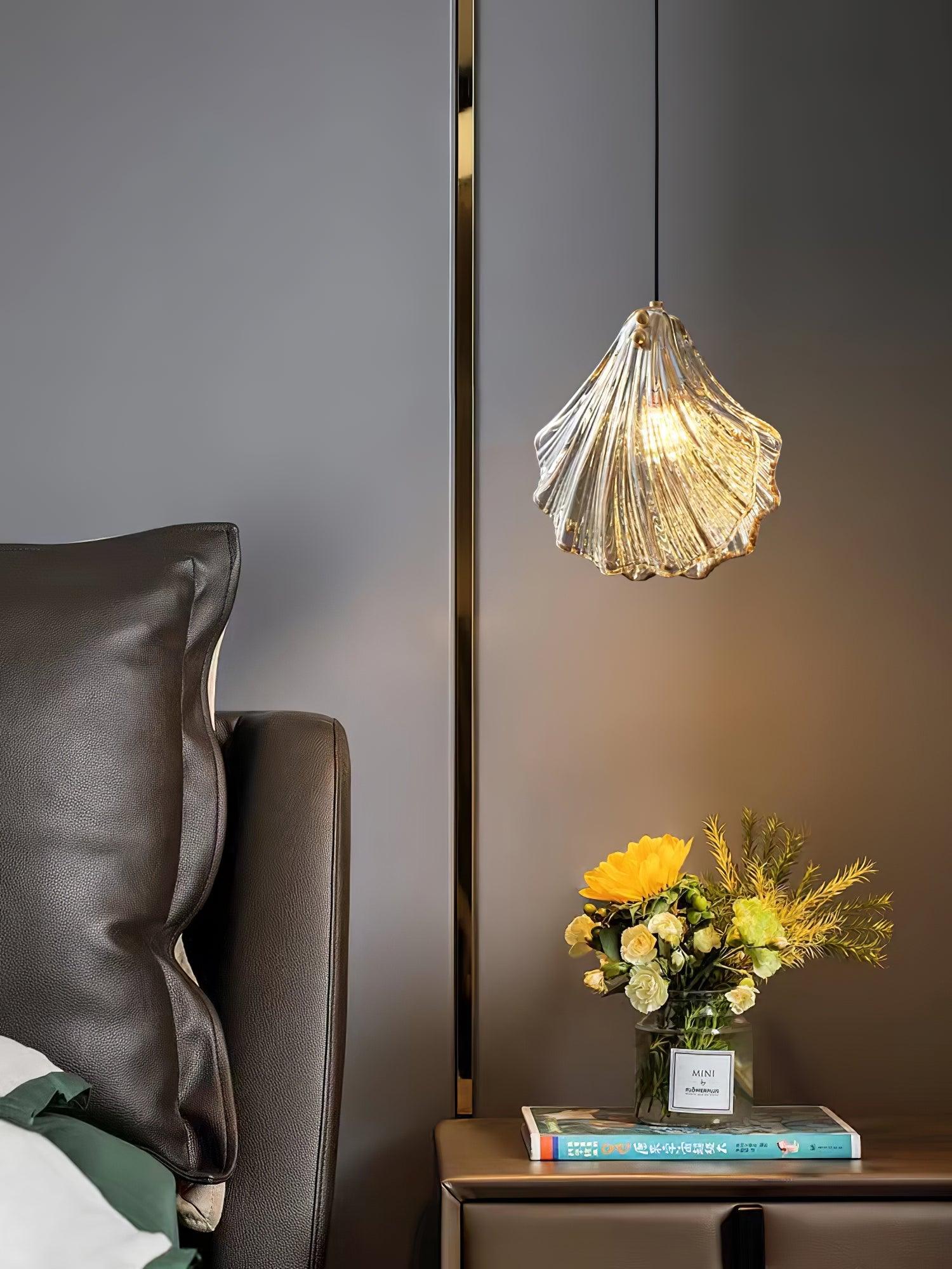 Shell Mini Pendant Swag Light - Blowlighting