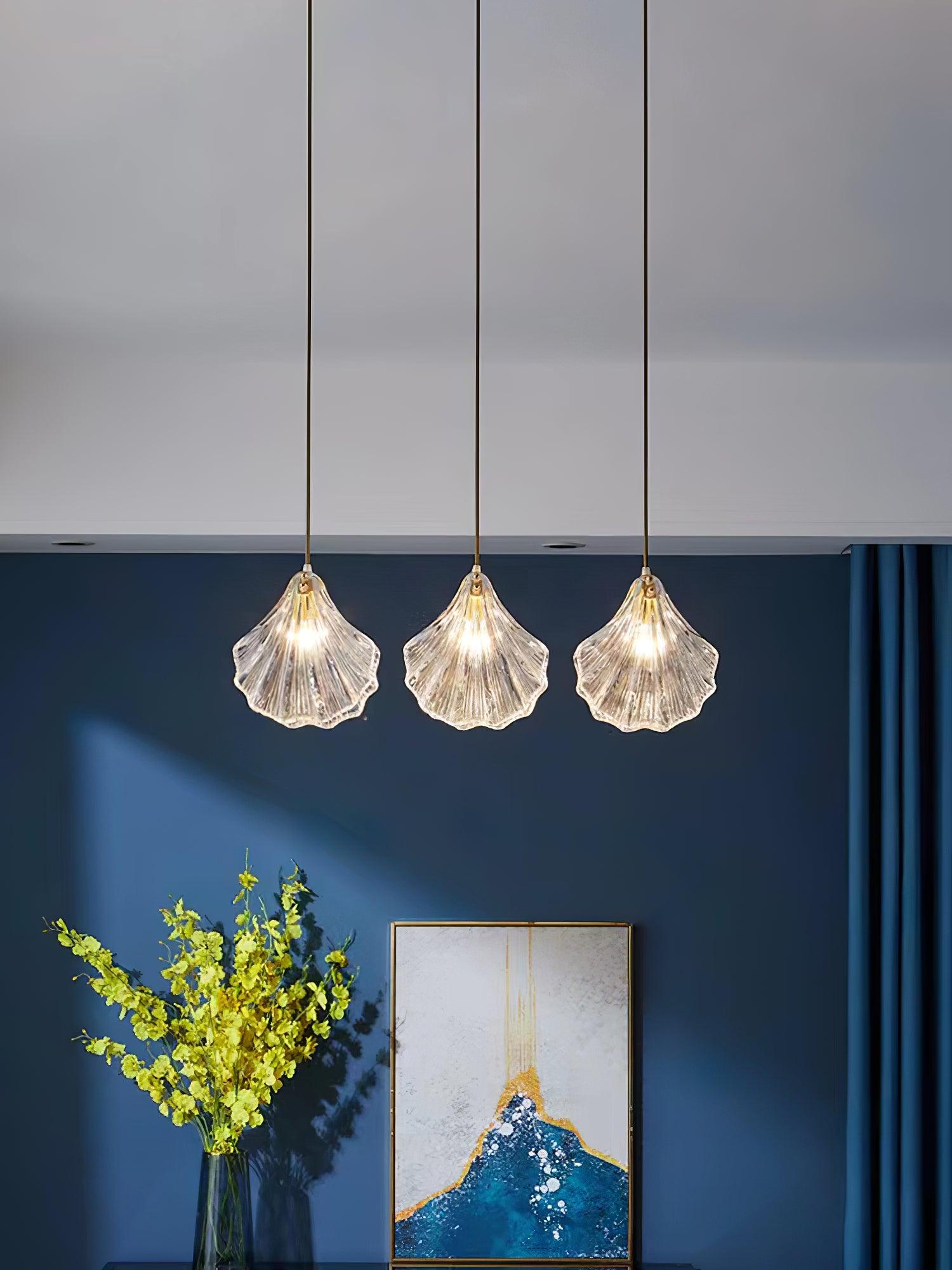 Shell Mini Pendant Swag Light - Blowlighting