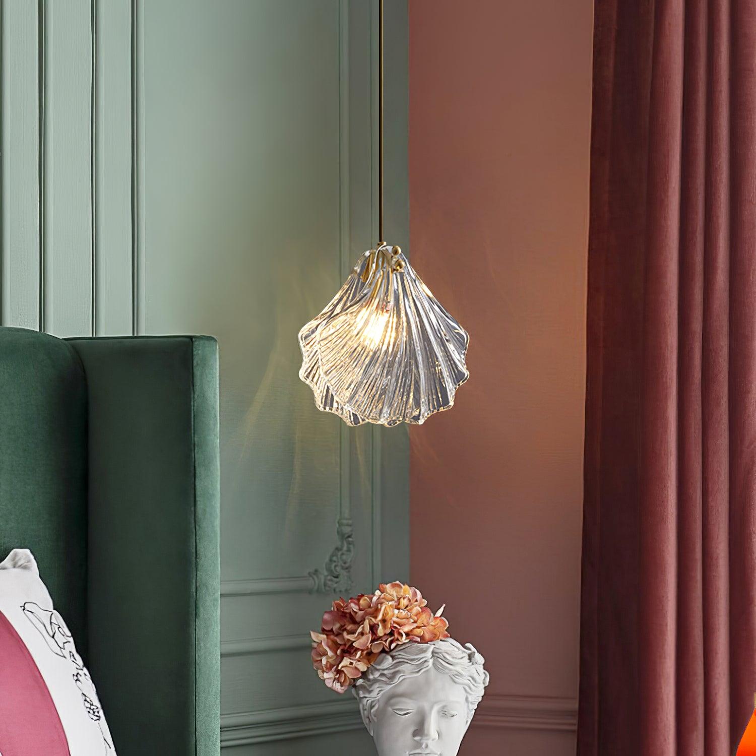 Shell Mini Pendant Swag Light - Blowlighting