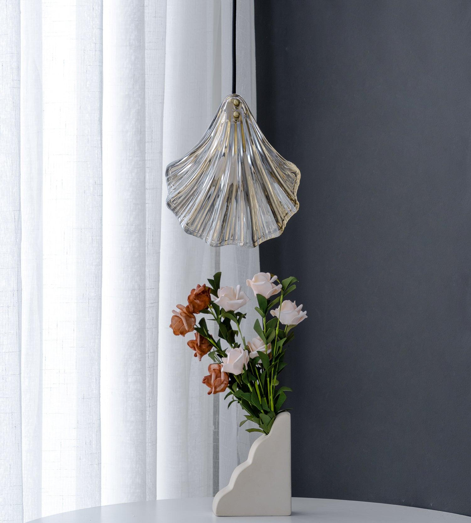 Shell Mini Pendant Swag Light - Blowlighting