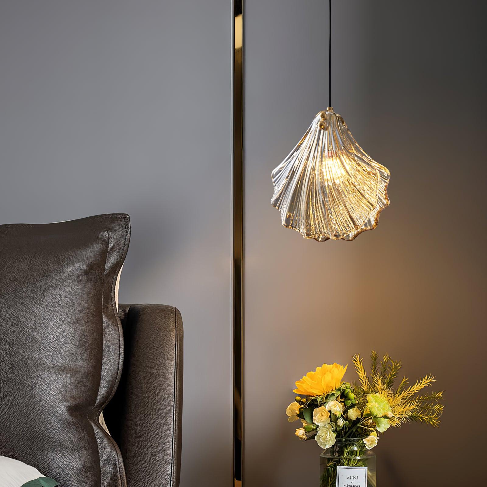 Shell Mini Pendant Swag Light - Blowlighting