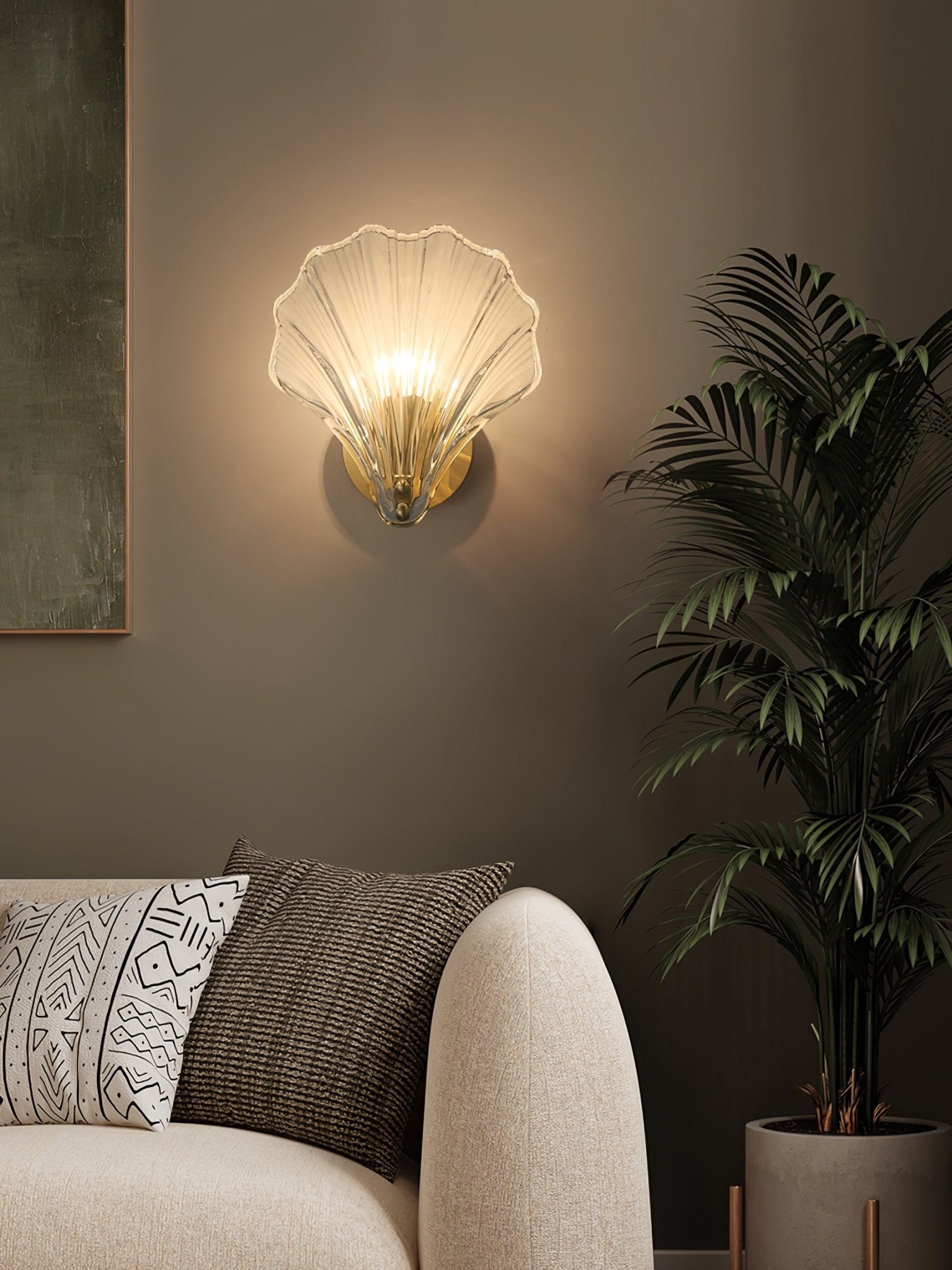 Shell Wall Light - Blowlighting
