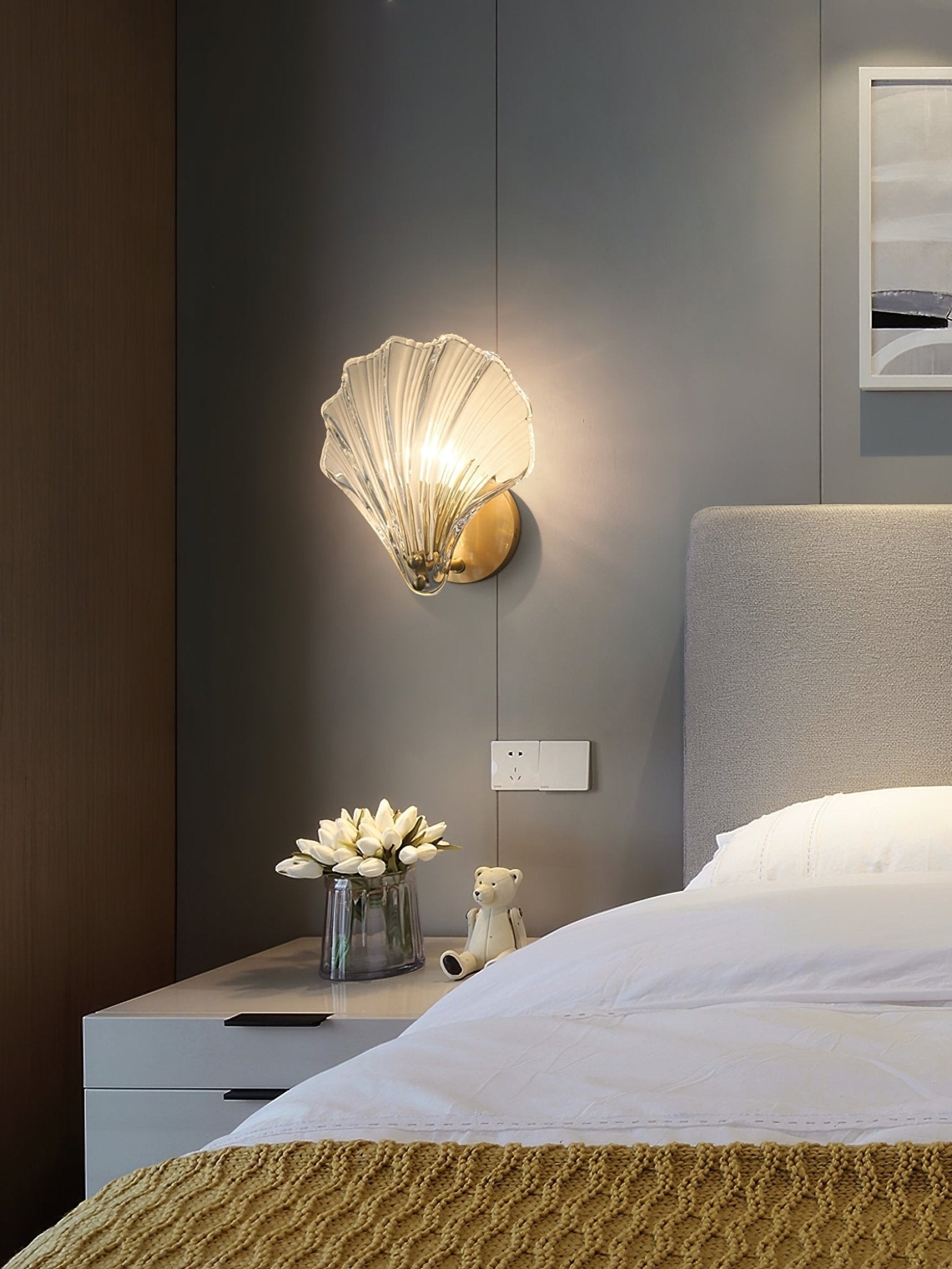 Shell Wall Light - Blowlighting