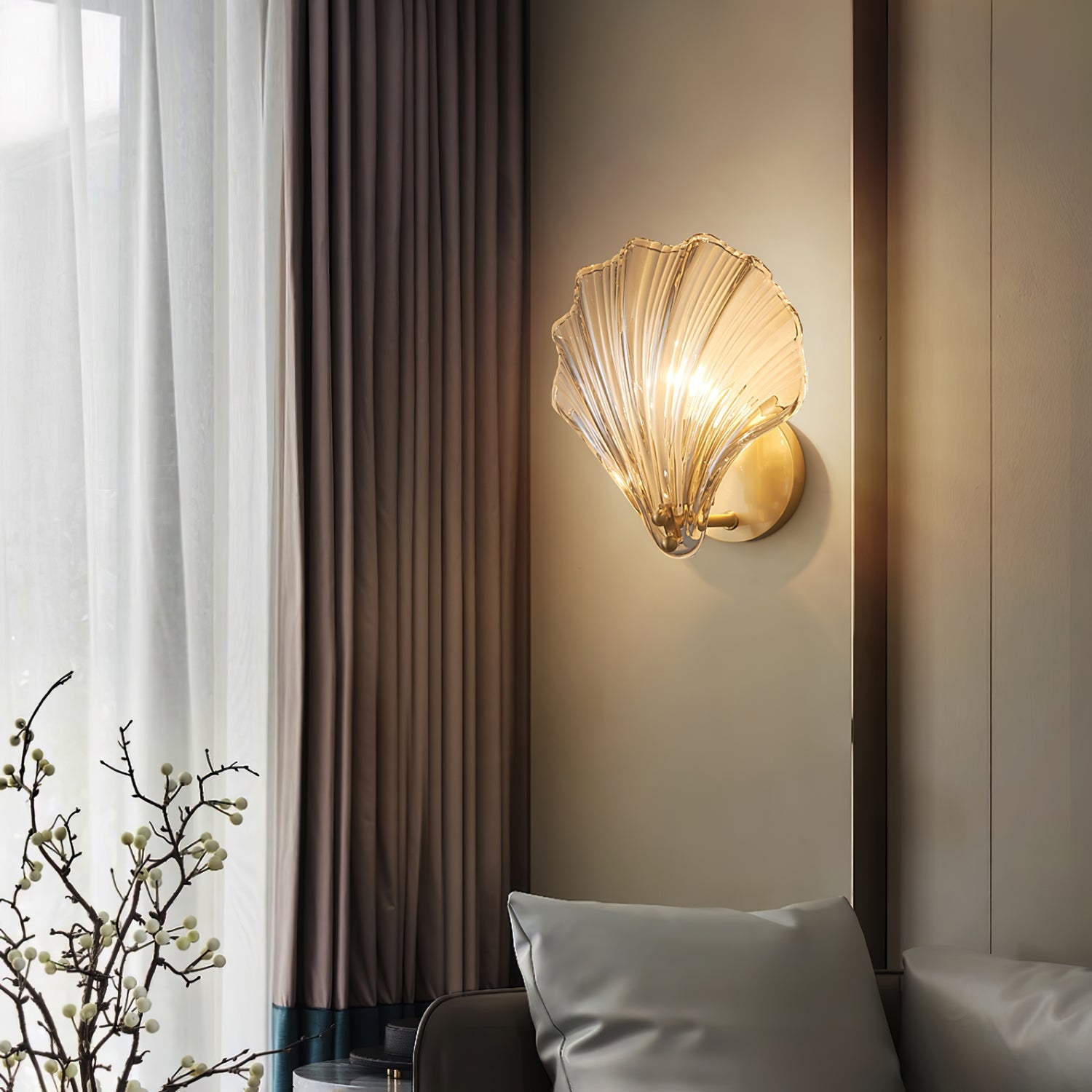 Shell Wall Light - Blowlighting