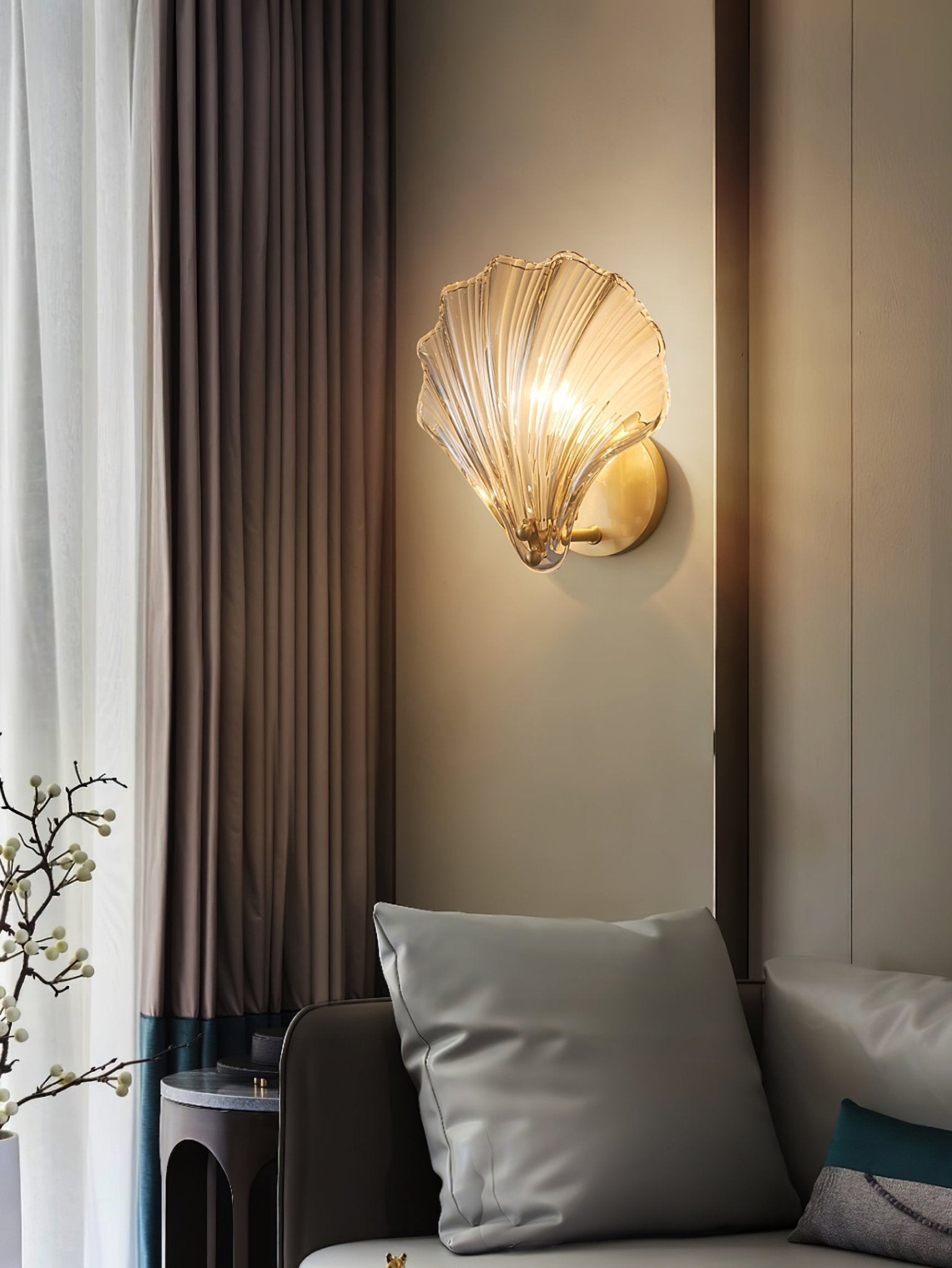 Shell Wall Light - Blowlighting