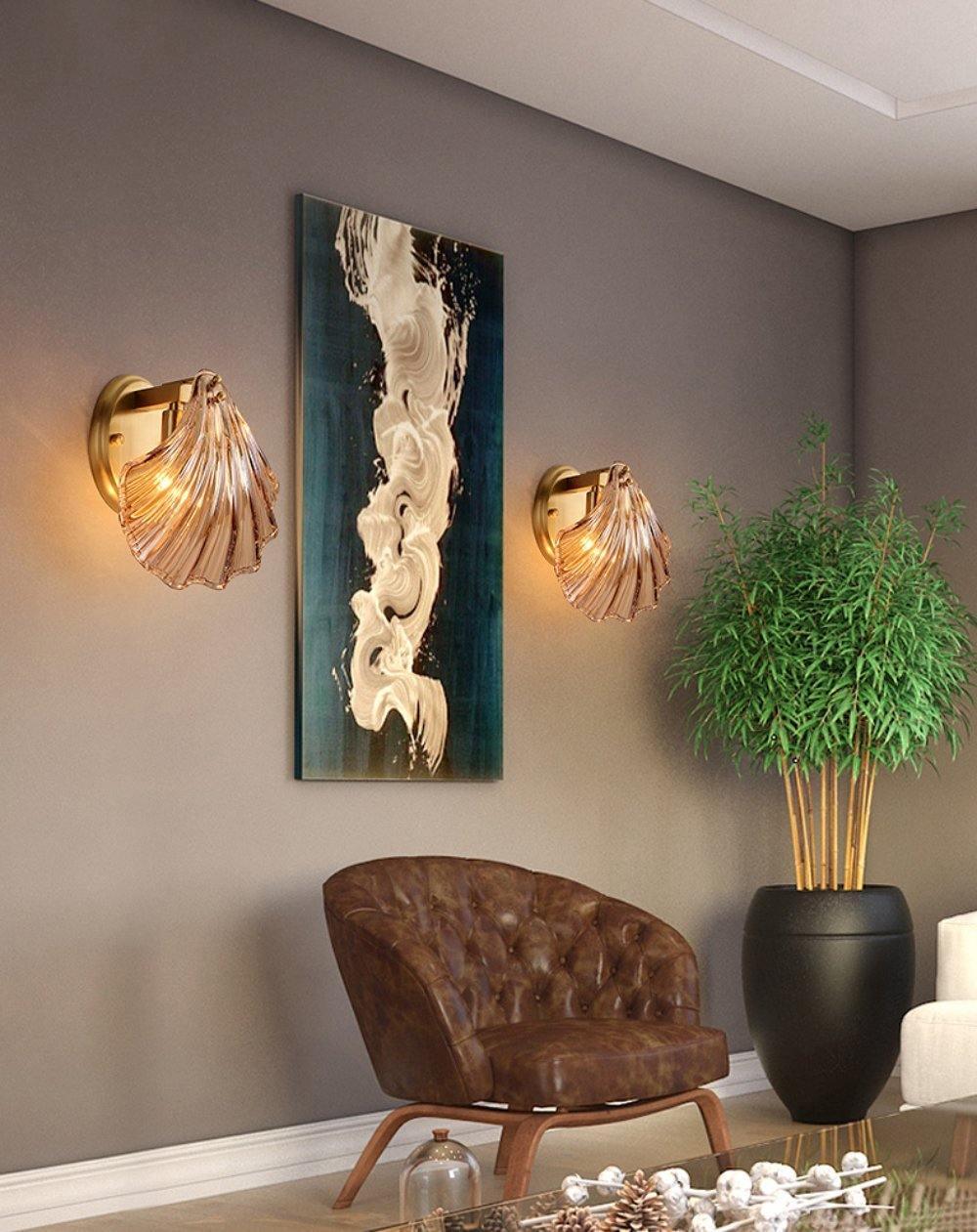 Shell Wall Light - Blowlighting