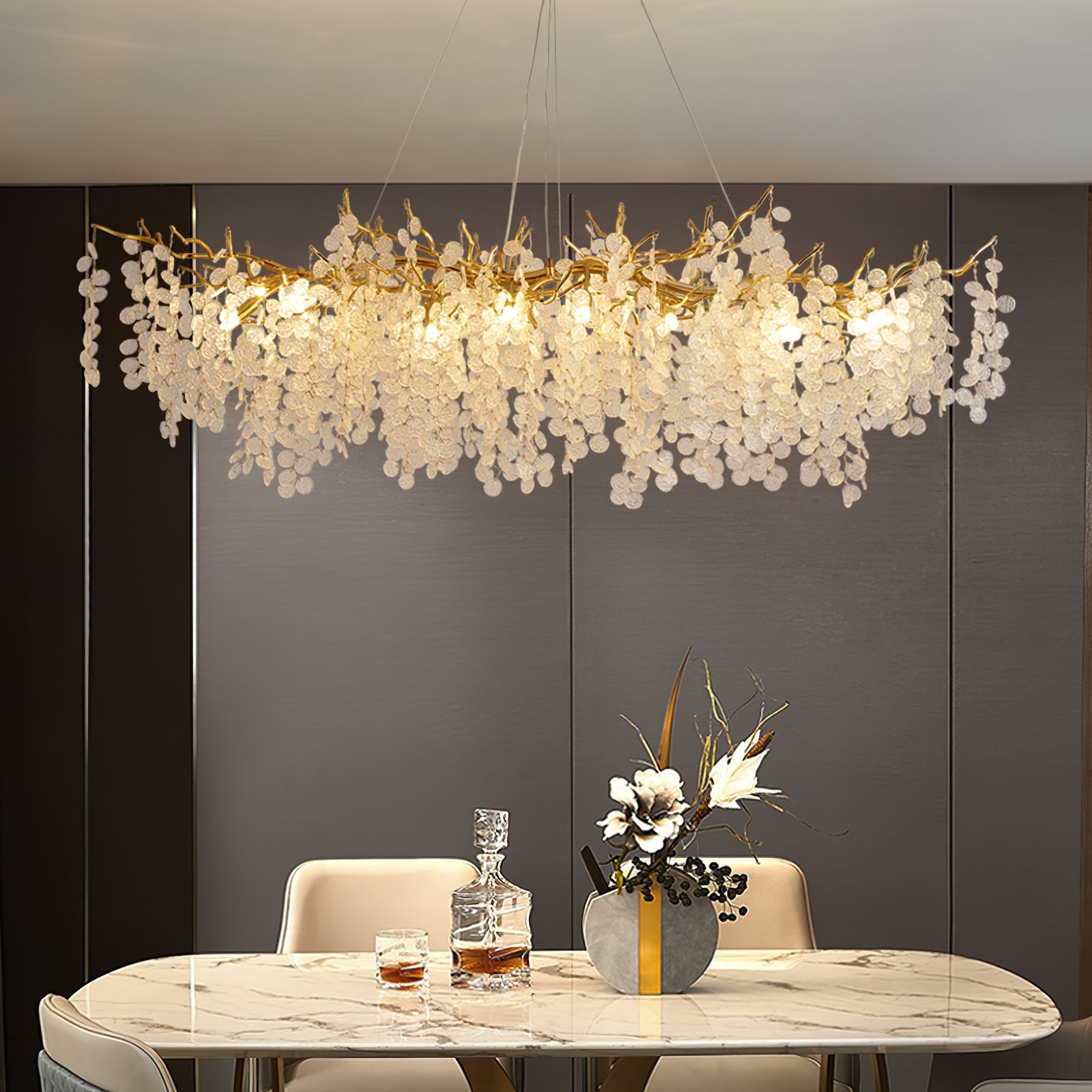 Shiro Noda Crystal Chandelier - Blowlighting
