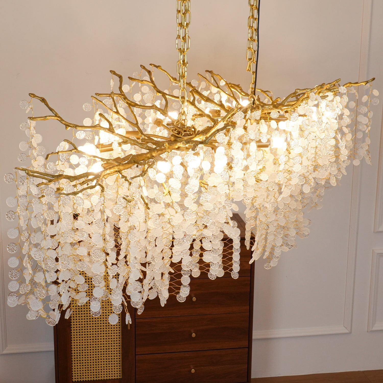 Shiro Noda Crystal Chandelier - Blowlighting