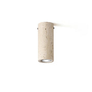 Shura Minimalist Travertine Ceiling Light