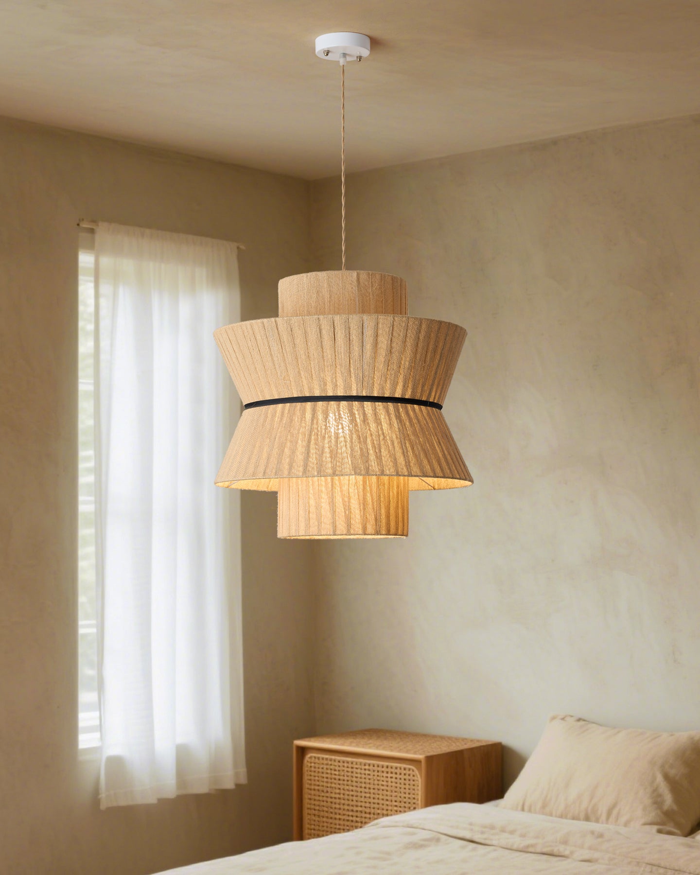 Sicel Wabi-Sabi Rattan Pendant Light