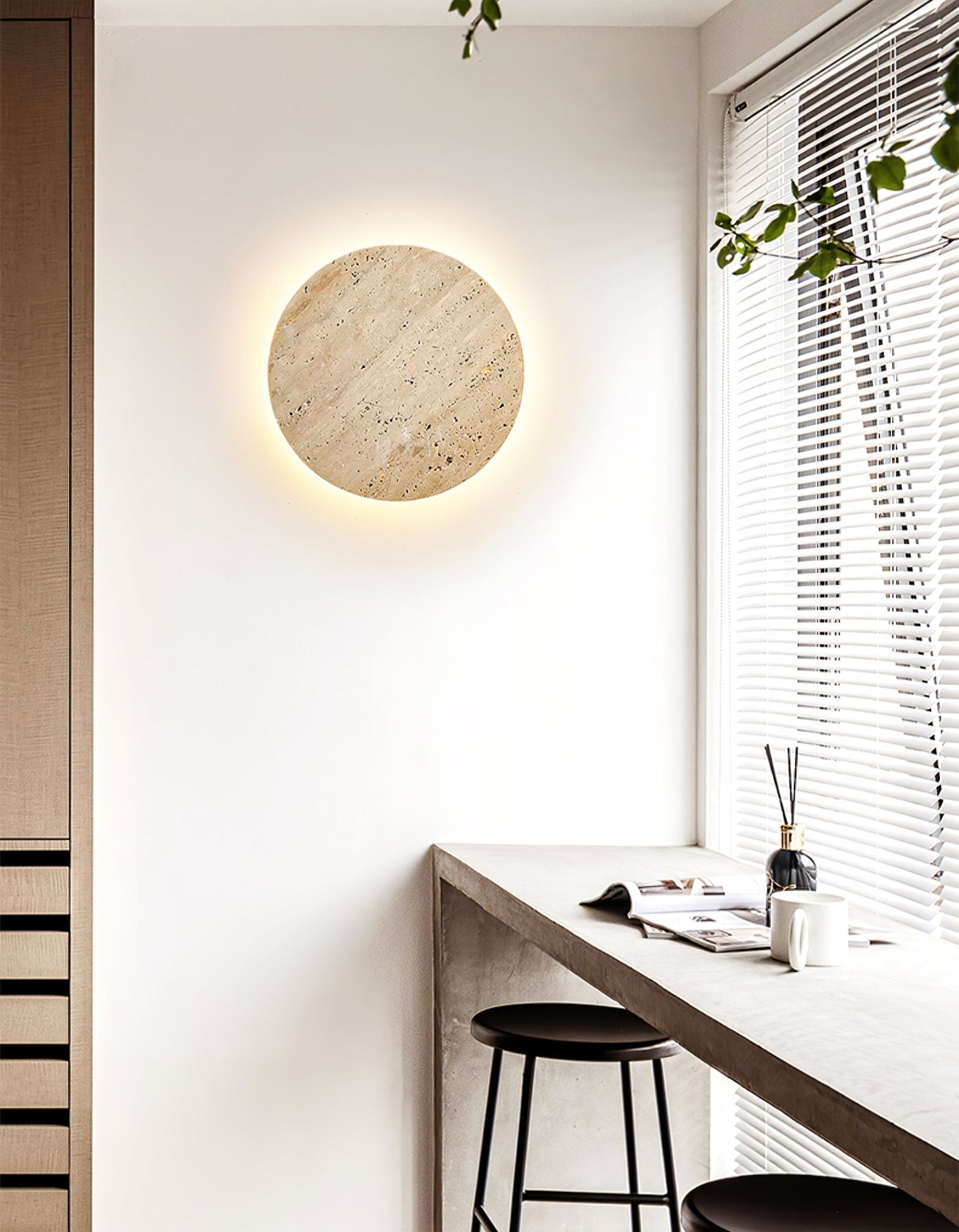 Artale Travertine Wall Light - Blowlighting