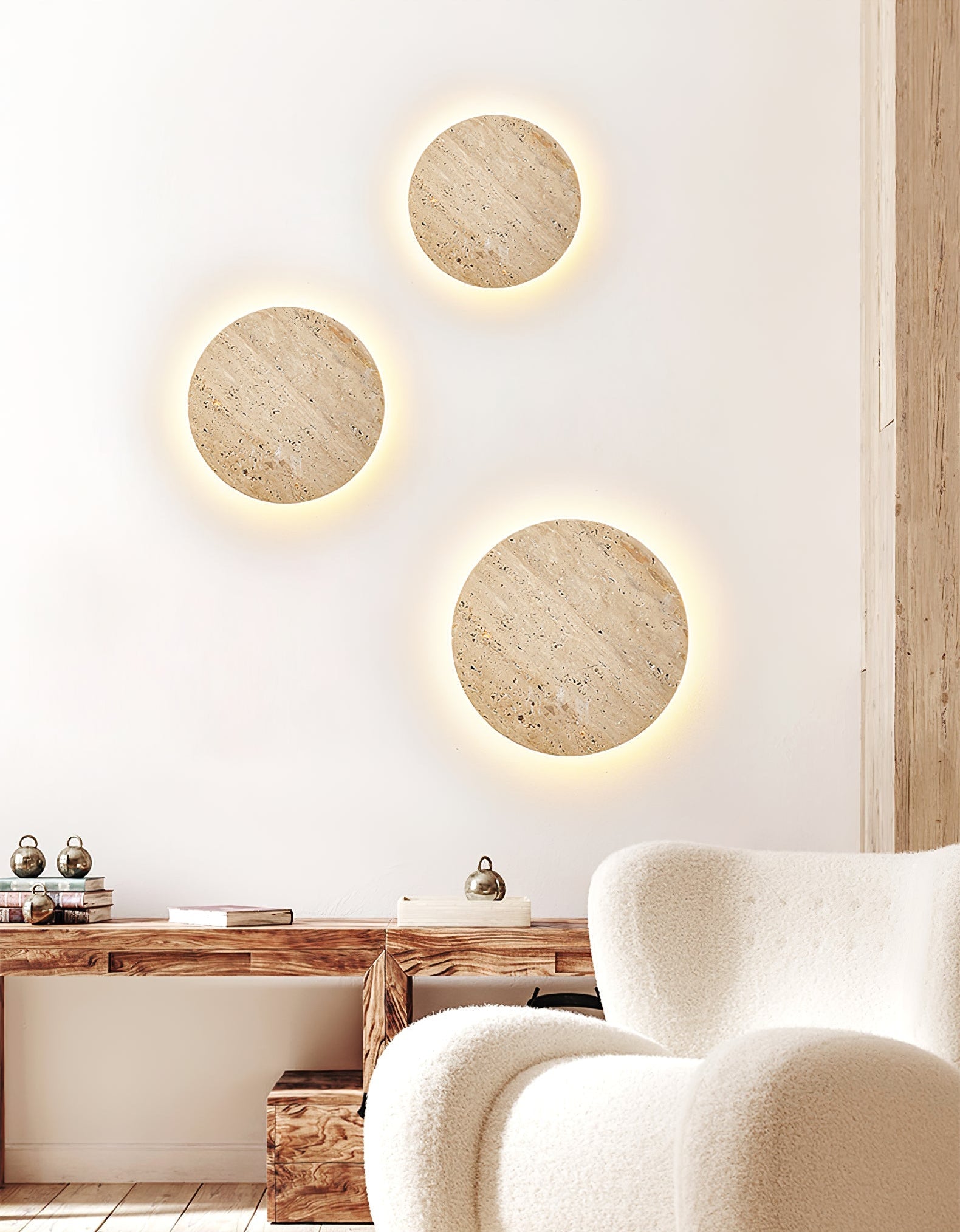Artale Travertine Wall Light - Blowlighting