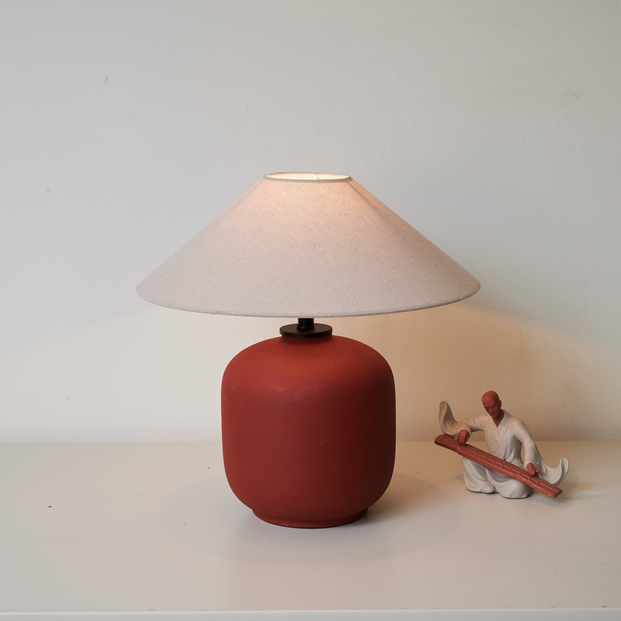 Sienna Clay Table Lamp - Blowlighting