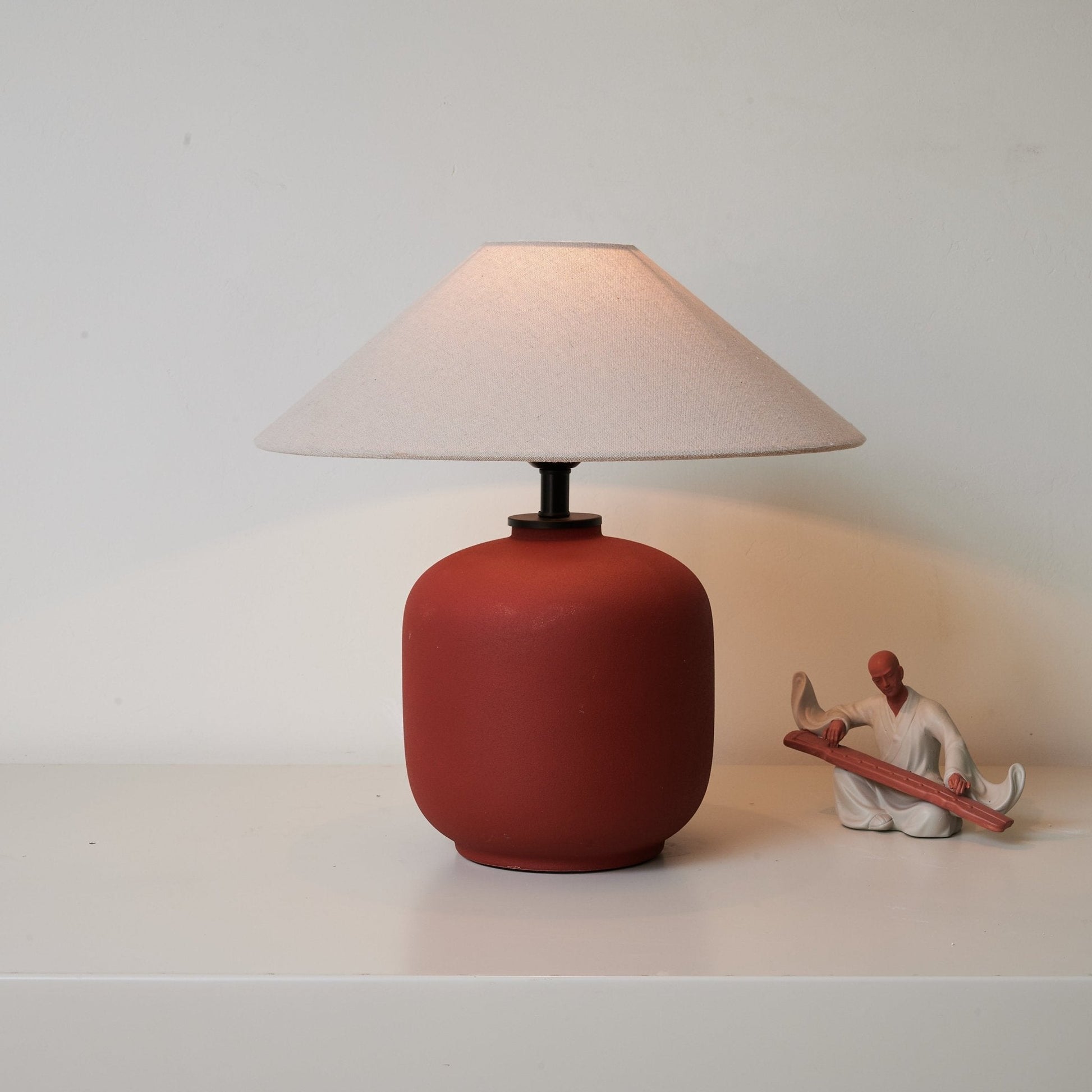 Sienna Clay Table Lamp - Blowlighting