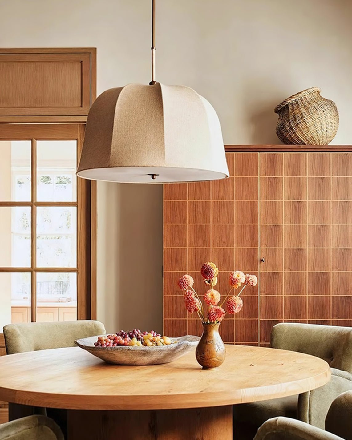 Sienna Linen Pendant Lamp - Blowlighting
