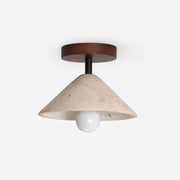 Sierra Wabi-Sabi Travertine Ceiling Light