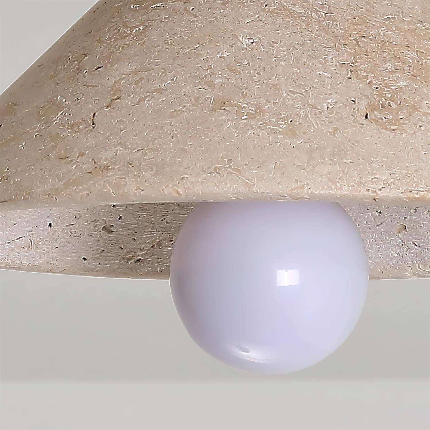 Sierra Wabi-Sabi Travertine Ceiling Light
