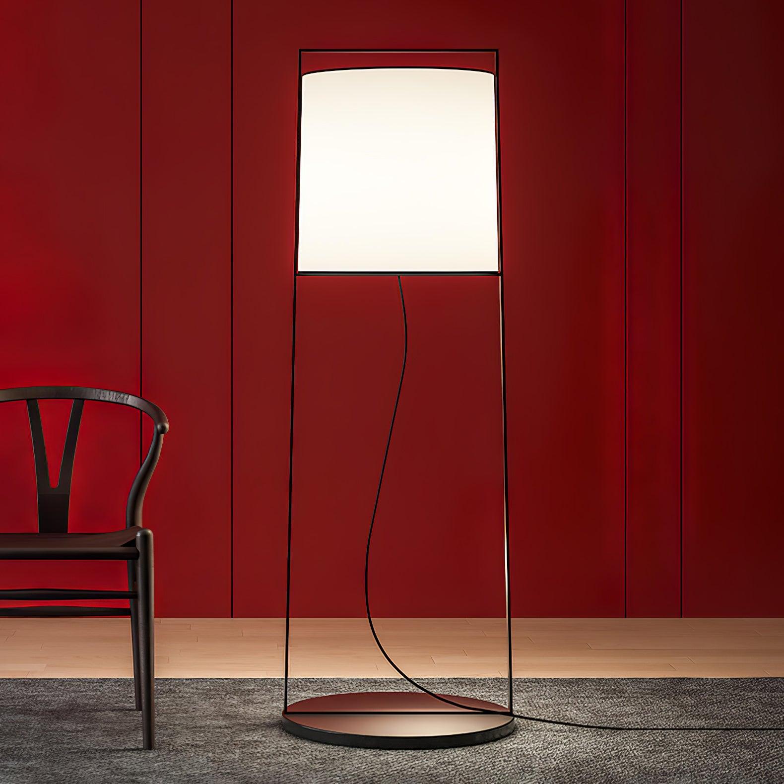 Silhouette Textile Floor Lamp - Blowlighting
