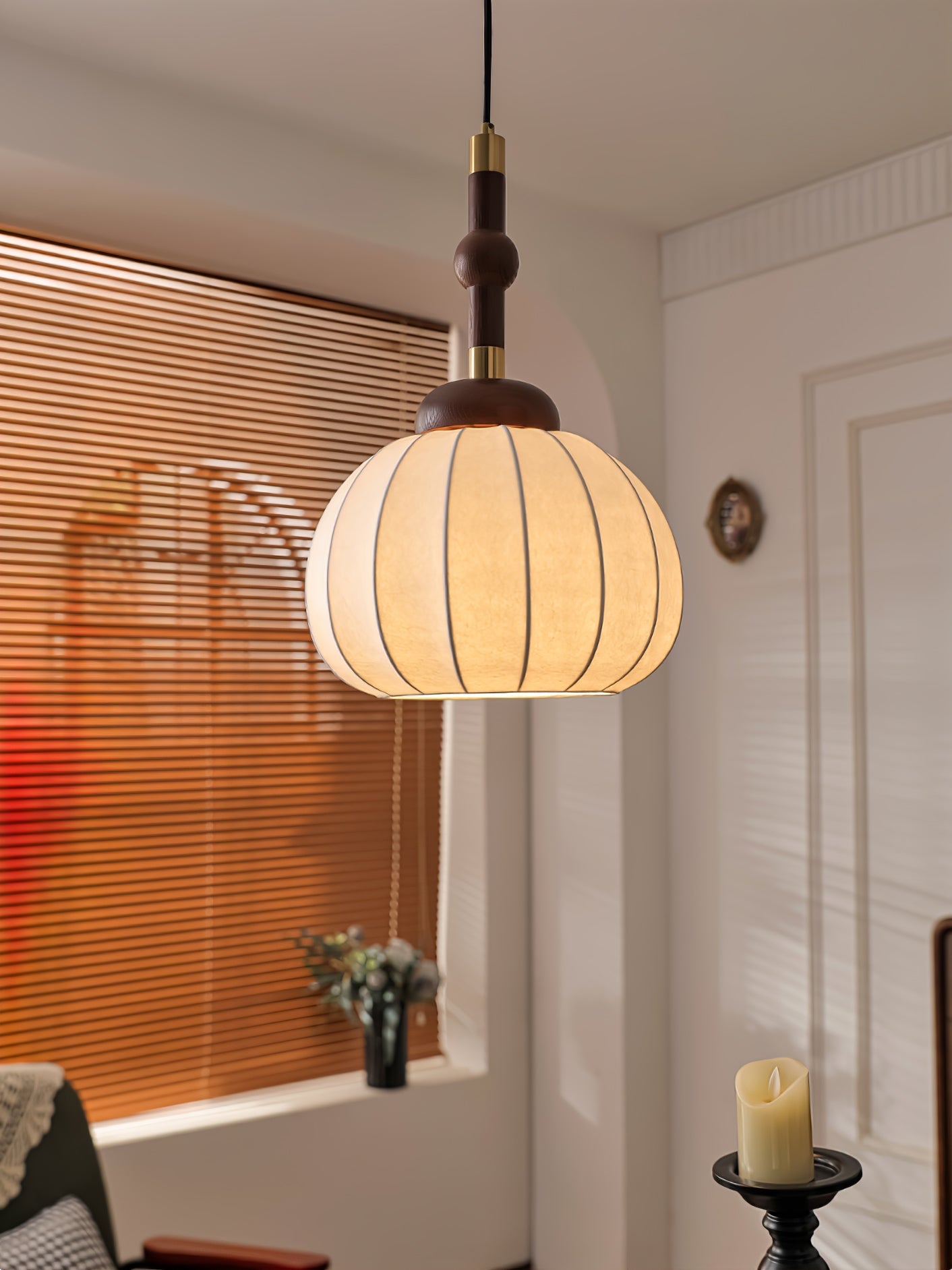 Silk Globe Pendant Lamp - Blowlighting