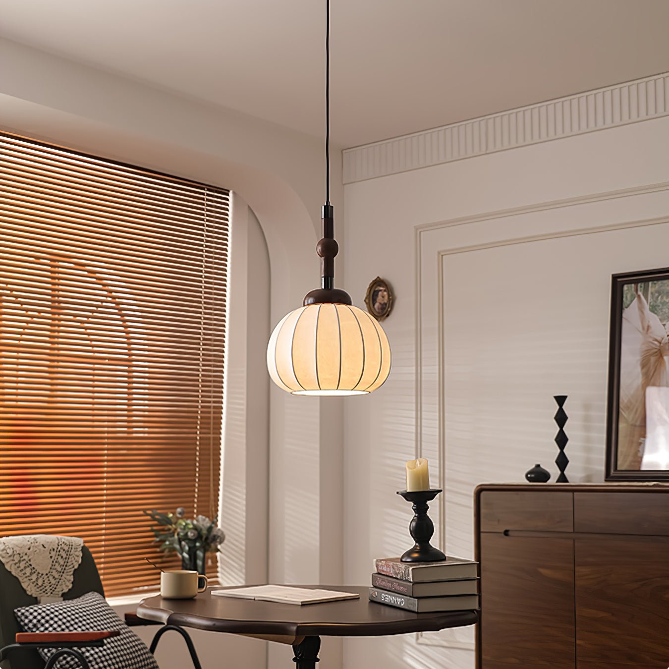 Silk Globe Pendant Lamp - Blowlighting