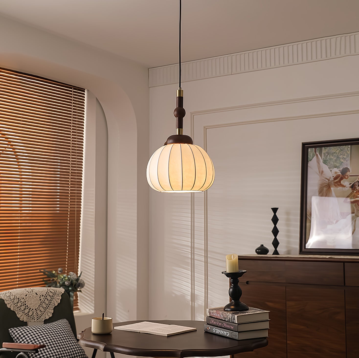 Silk Globe Pendant Lamp - Blowlighting