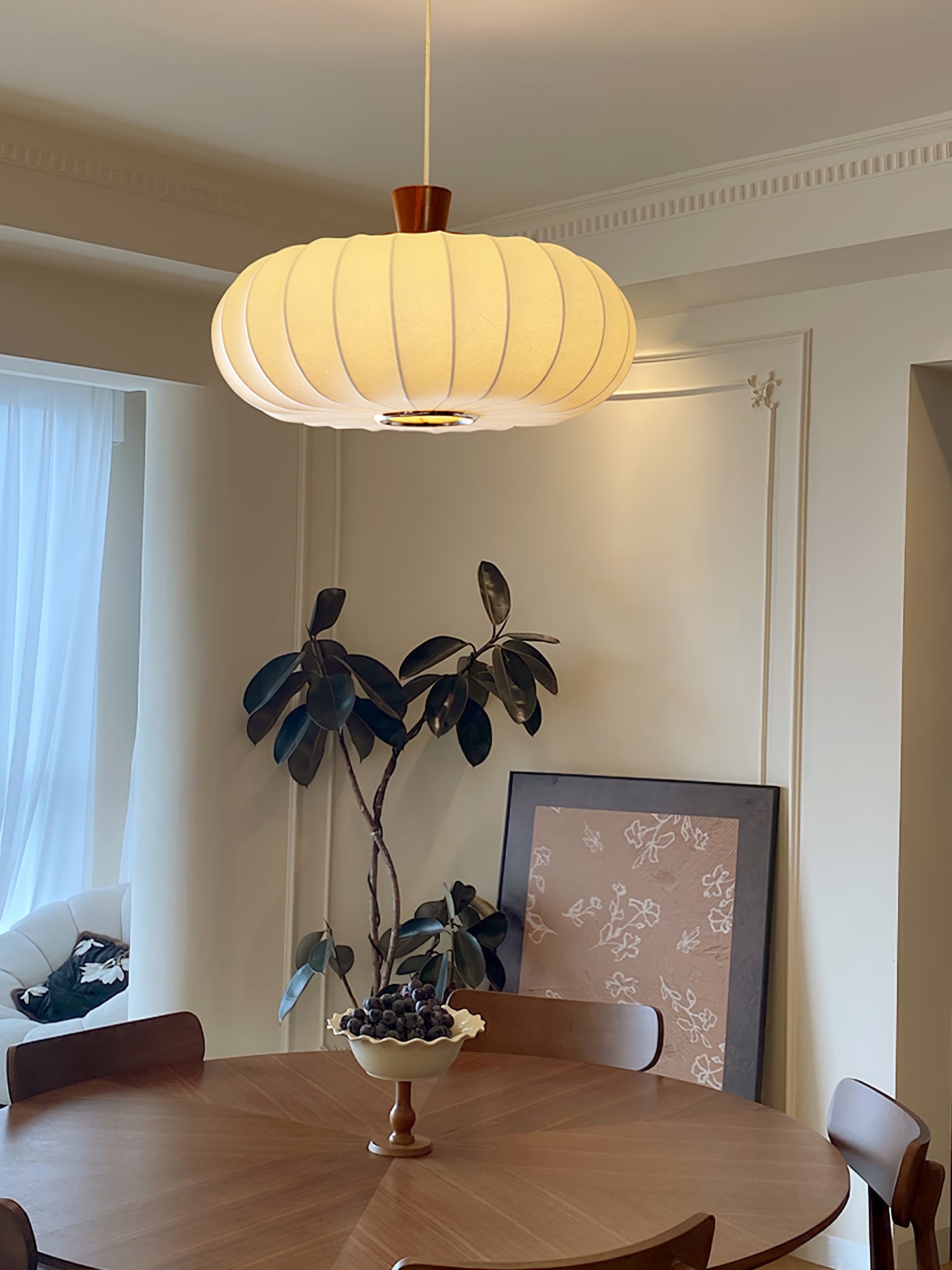 Silk Lantern Pendant Light - Blowlighting