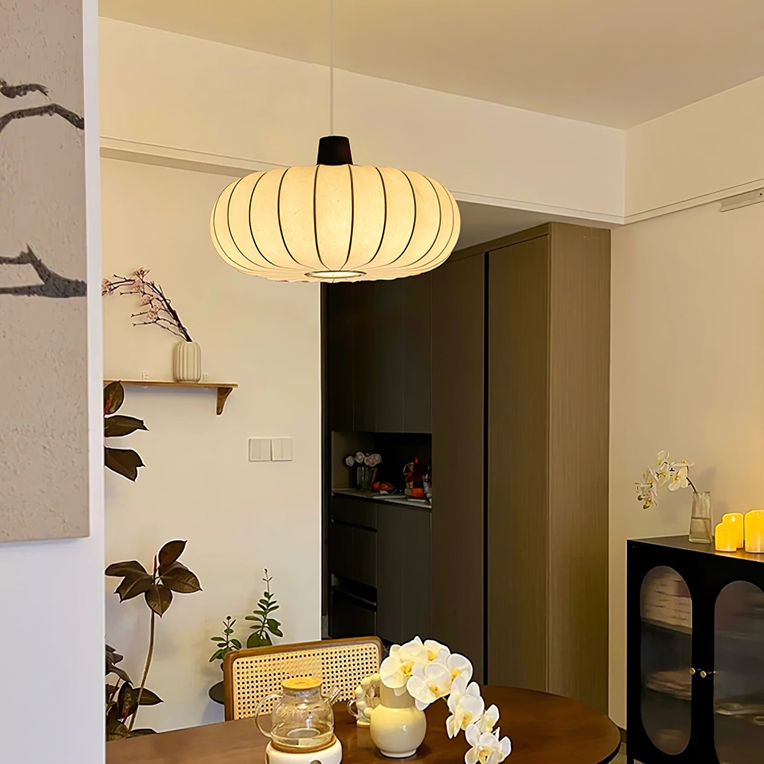 Silk Lantern Pendant Light - Blowlighting