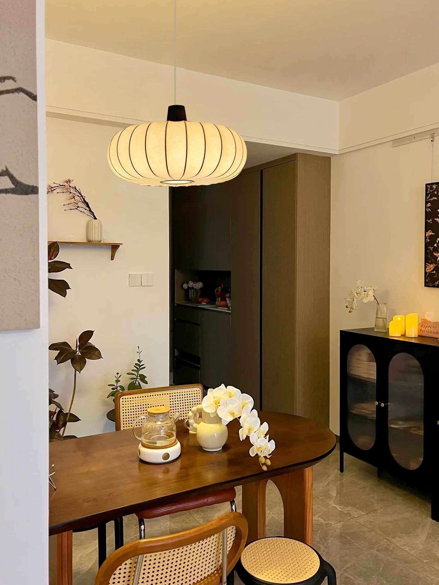 Silk Lantern Pendant Light - Blowlighting