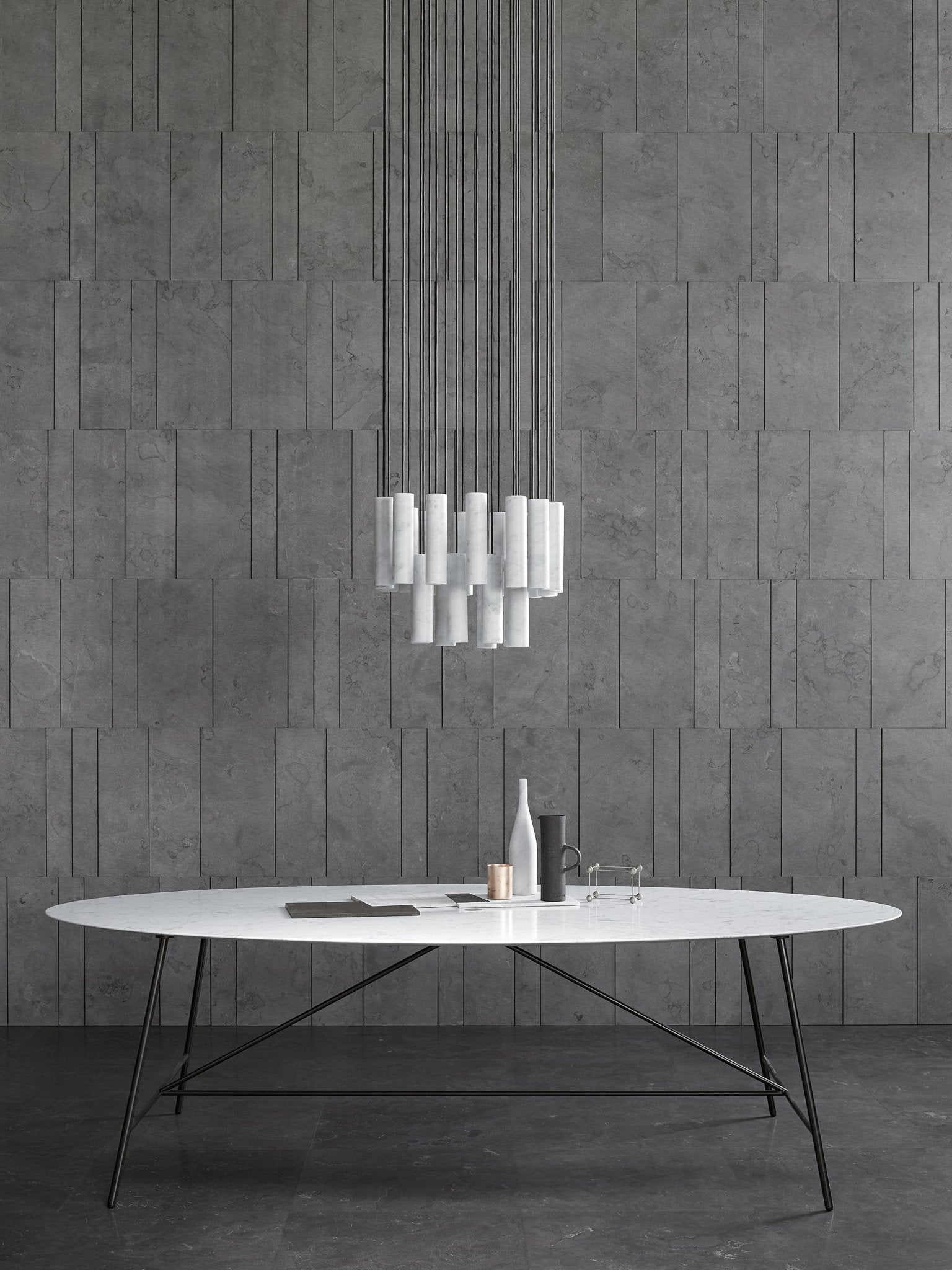 Nyxara Cluster Alabaster Pendant Light - Blowlighting