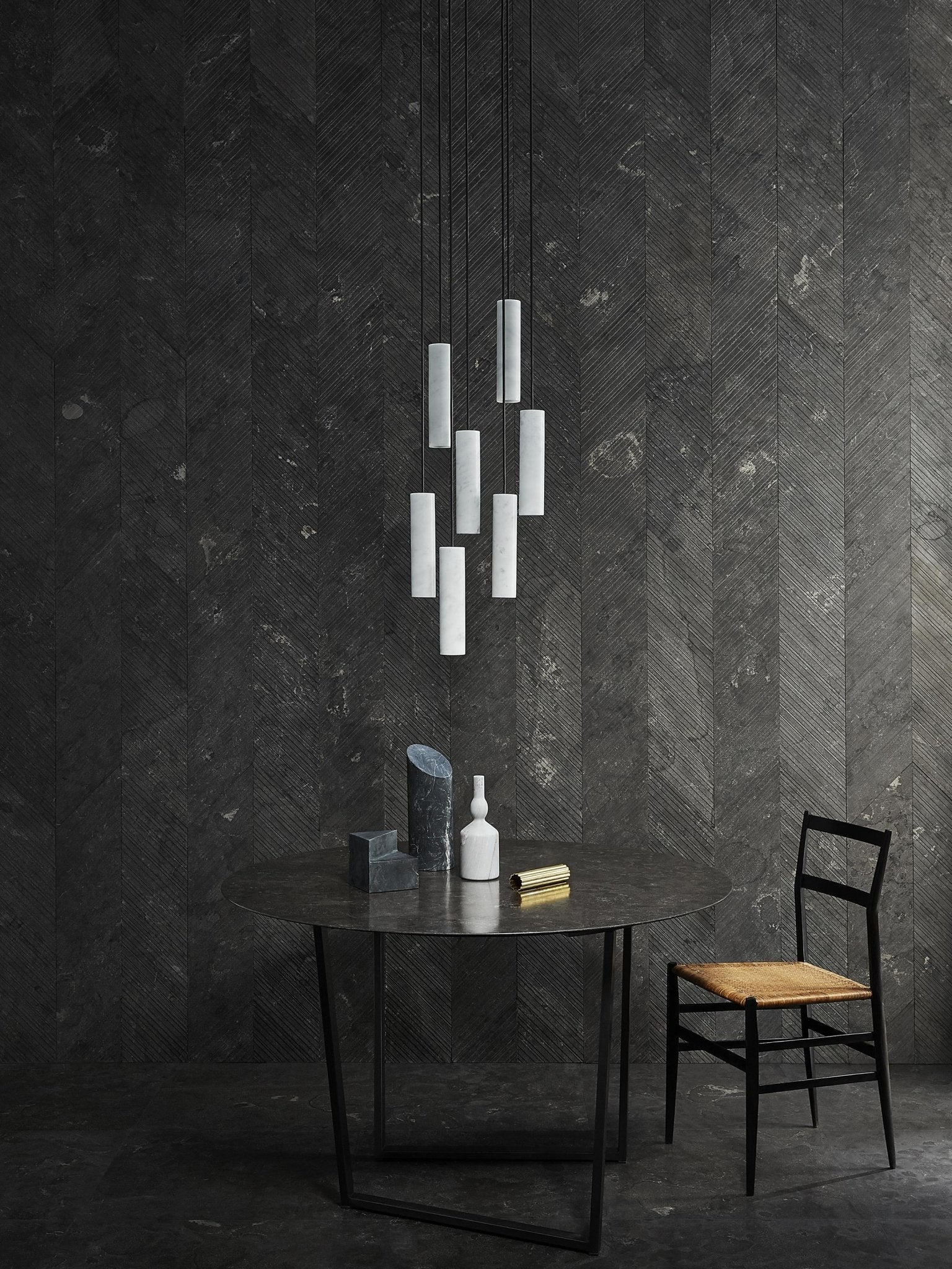 Nyxara Cluster Alabaster Pendant Light - Blowlighting