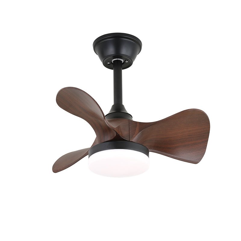Arden Minimalist Black Wood Ceiling Fan Light - Blowlighting